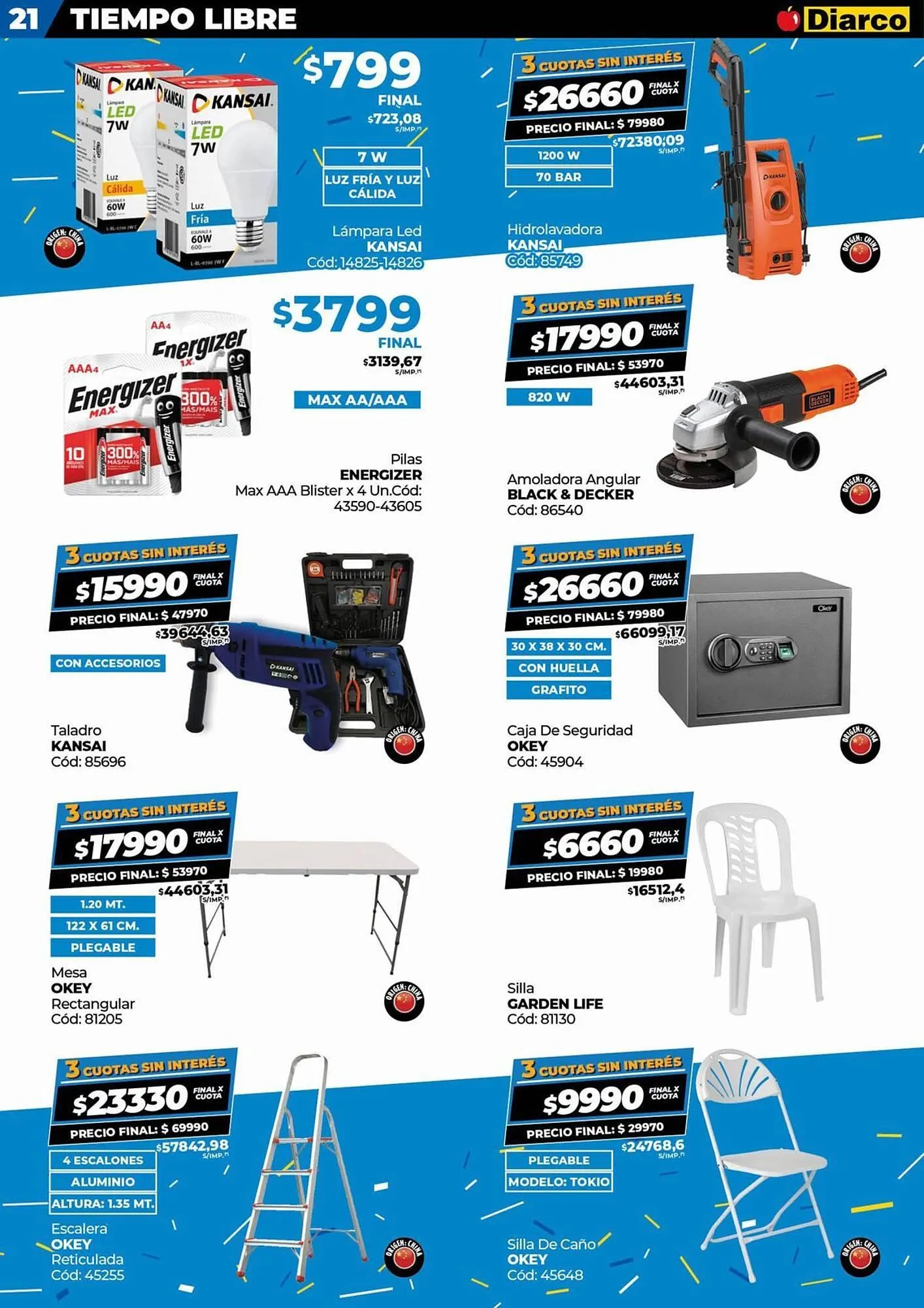 Ofertas de Catálogo Diarco 11 de agosto al 15 de agosto 2025 - Página 21 del catálogo