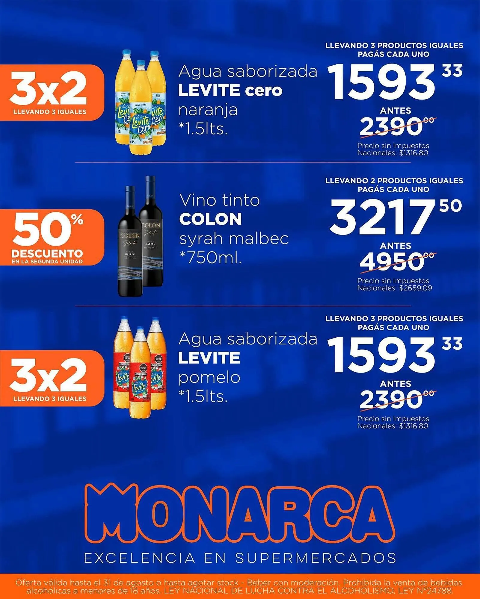 Ofertas de Catálogo Supermercados Monarca 6 de agosto al 10 de agosto 2025 - Página 3 del catálogo