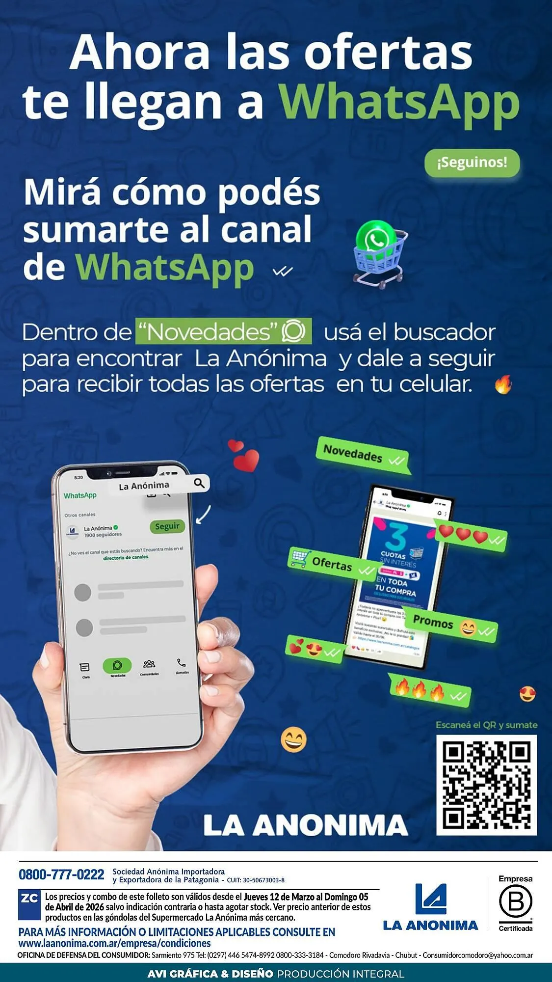 Ofertas de Catálogo La Anonima 12 de marzo al 4 de abril 2026 - Página 10 del catálogo