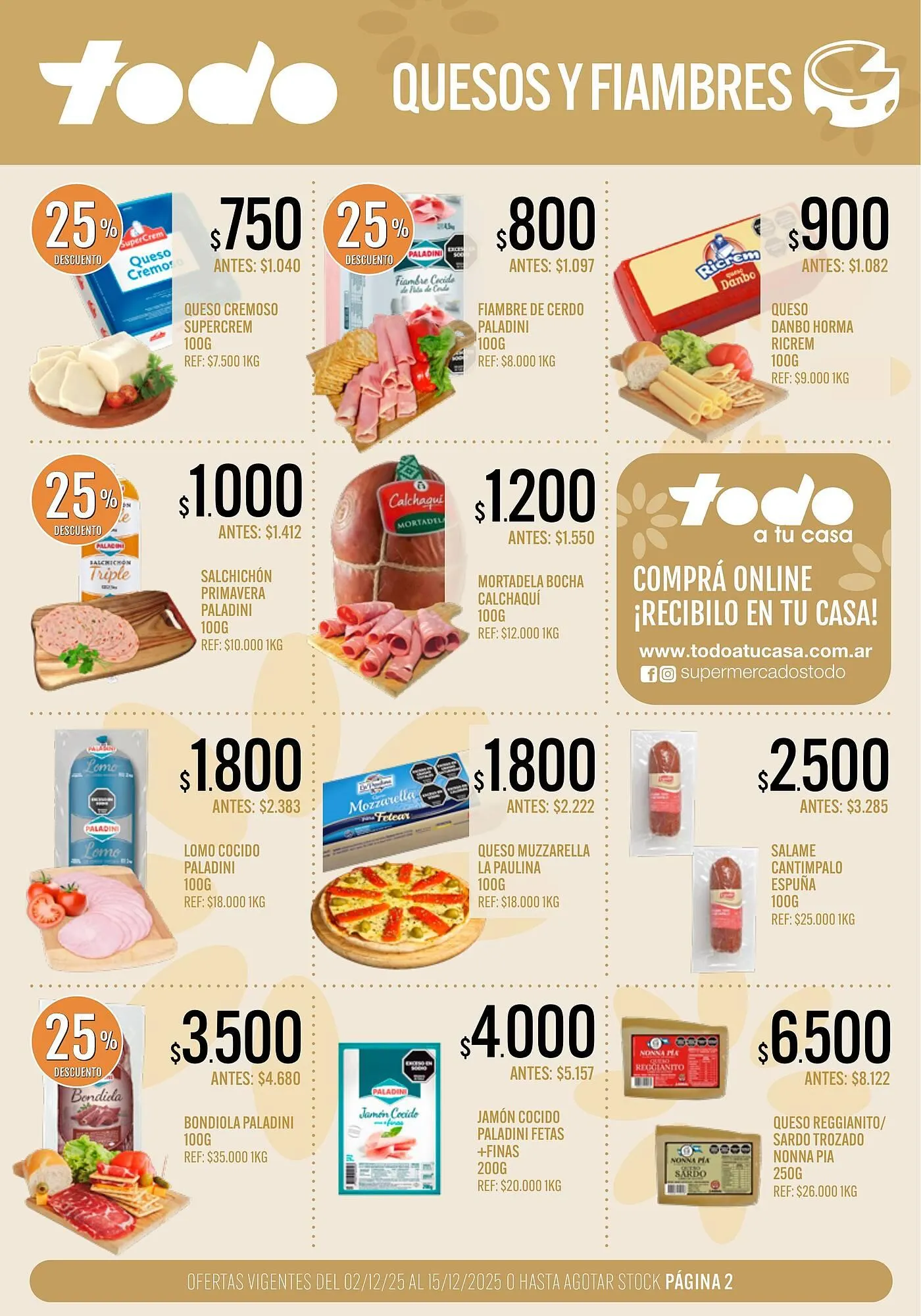 Ofertas de Catálogo Supermercados Todo 2 de diciembre al 15 de diciembre 2025 - Página 2 del catálogo