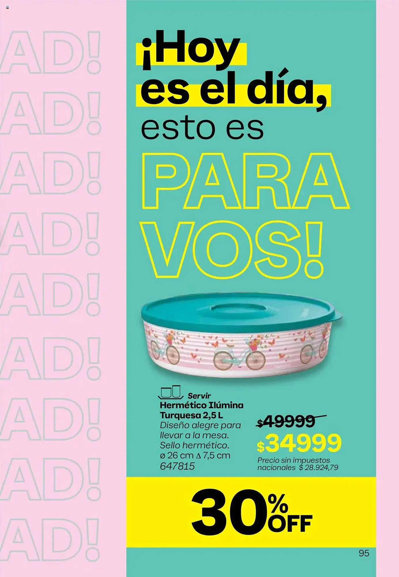 Ofertas de Folleto Tupperware 13 de octubre al 3 de noviembre 2025 - Página 96 del catálogo