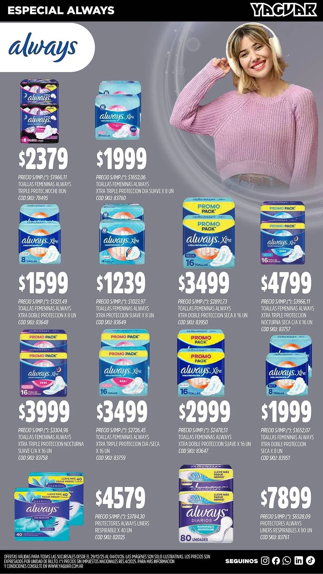 Ofertas de Catálogo Supermercados Yaguar 29 de diciembre al 4 de enero 2026 - Página 9 del catálogo