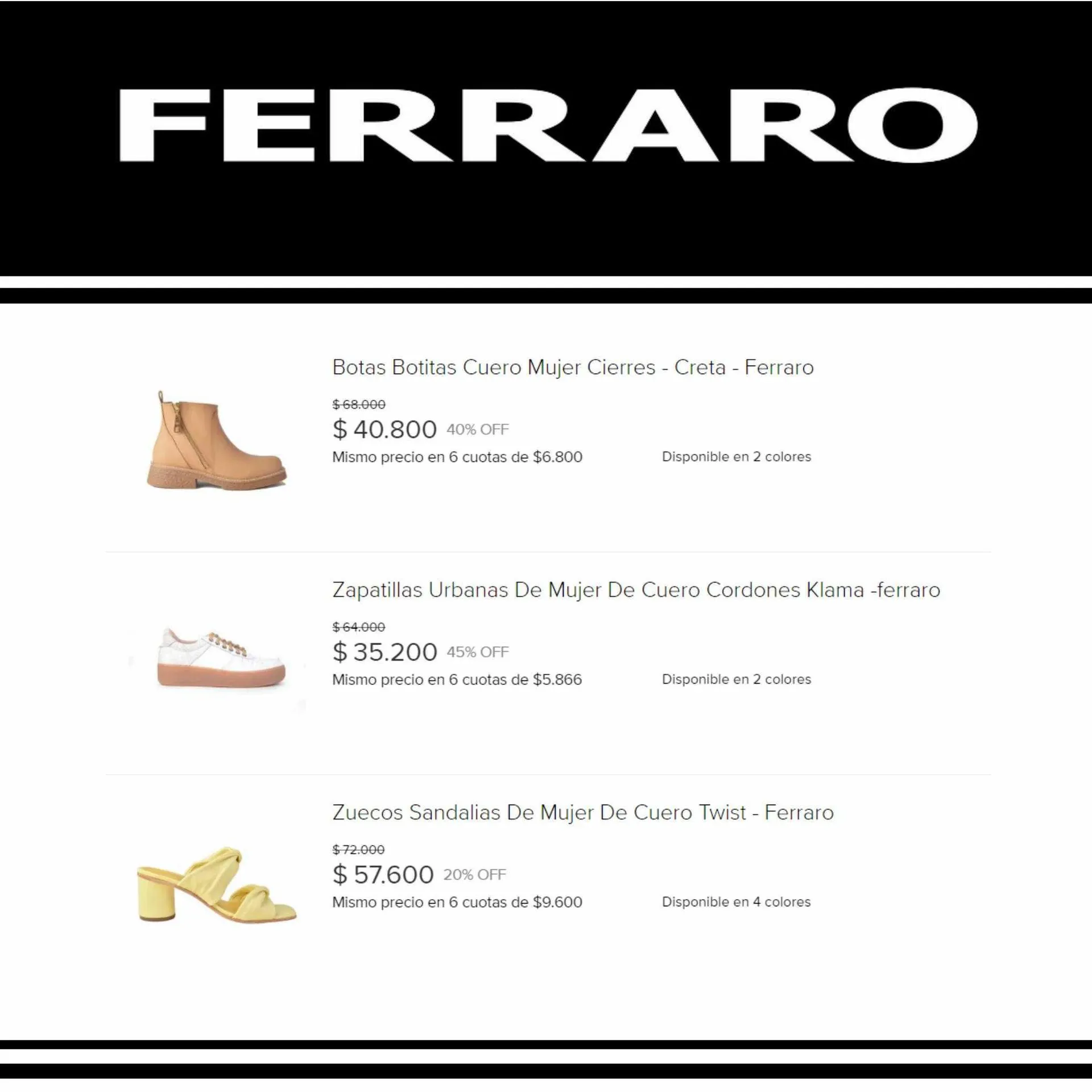 Ofertas de Catálogo Ferraro 6 de septiembre al 9 de septiembre 2023 - Página 7 del catálogo