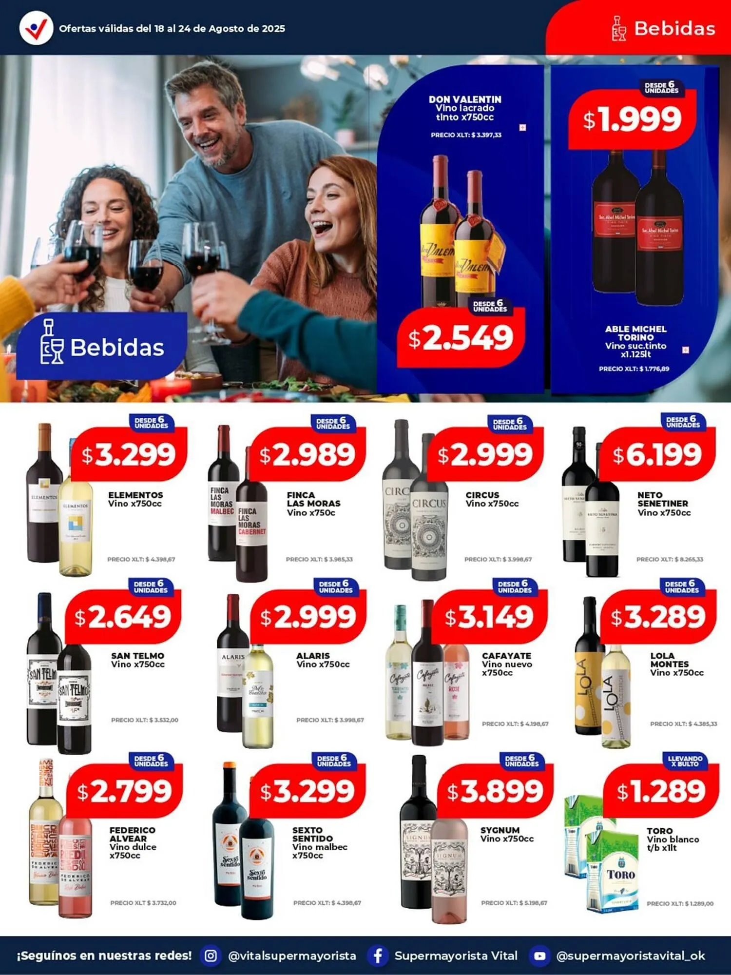 Ofertas de Catálogo Supermayorista Vital 18 de agosto al 24 de agosto 2025 - Página 10 del catálogo