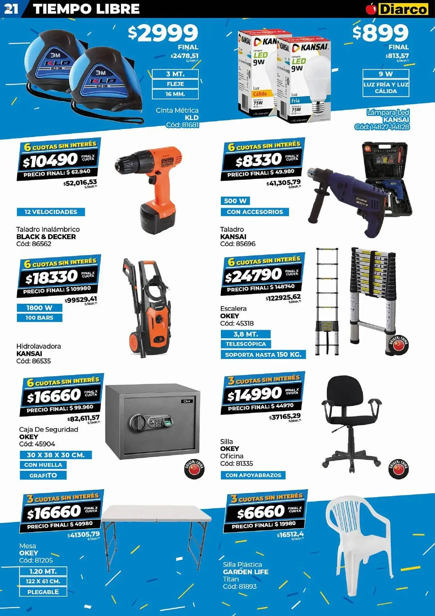 Ofertas de Catálogo Diarco 21 de julio al 26 de julio 2025 - Página 21 del catálogo