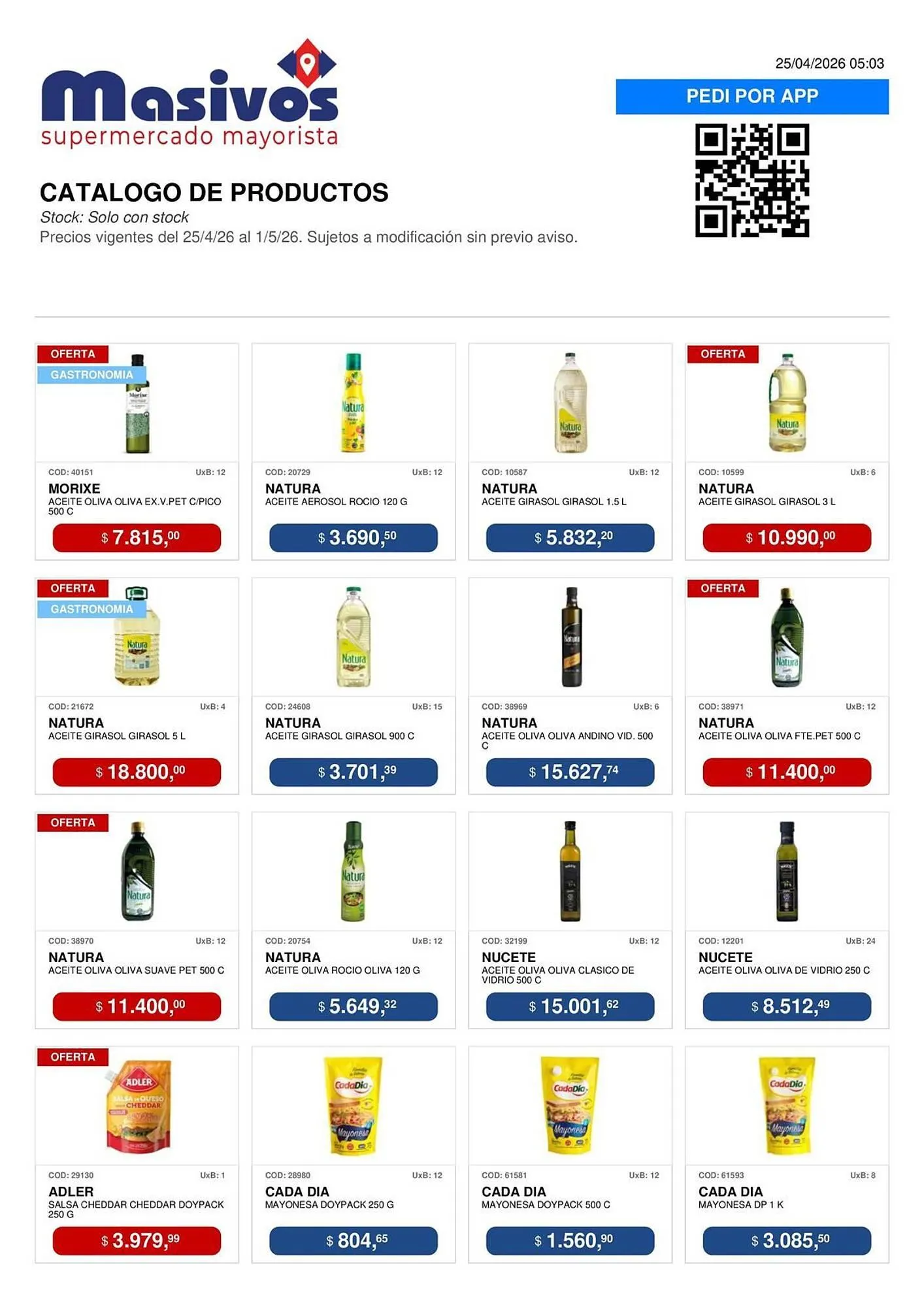 Ofertas de Catálogo Masivos 25 de abril al 1 de mayo 2026 - Página 2 del catálogo