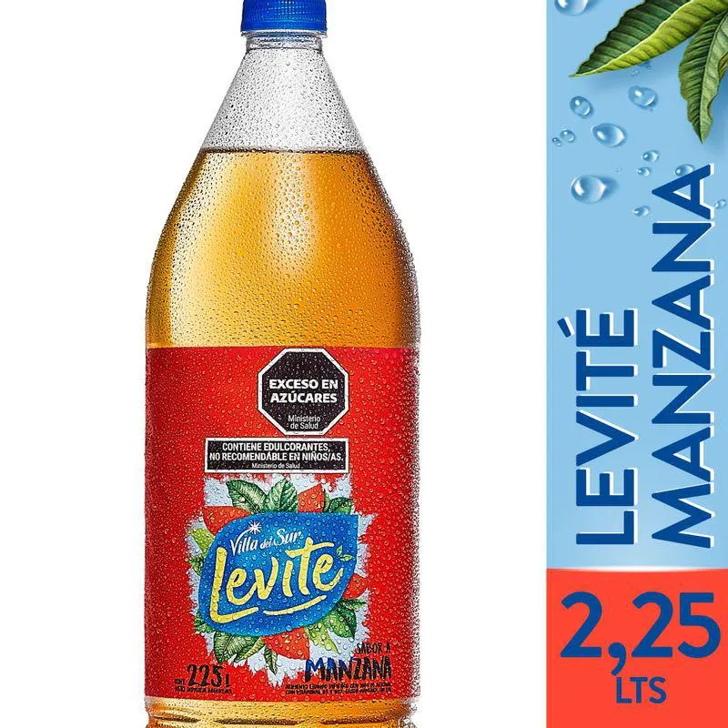 Agua Saborizada Levité Manzana 2,25 Lts.