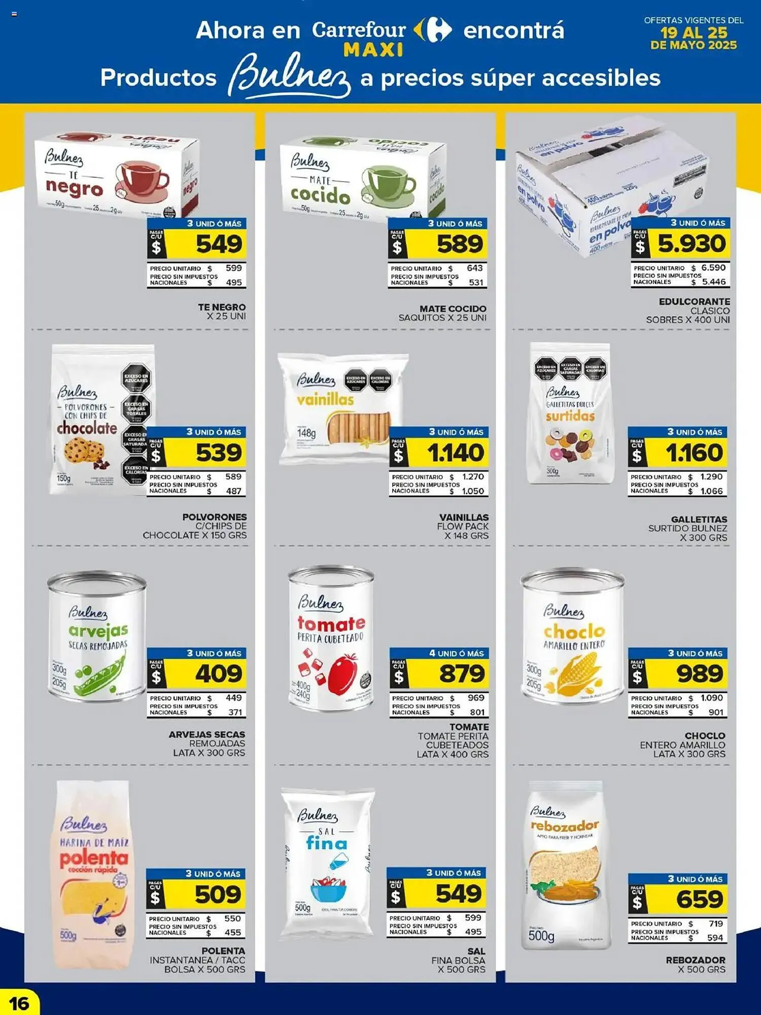 Ofertas de Catálogo Carrefour Maxi 19 de mayo al 25 de mayo 2025 - Página 62 del catálogo