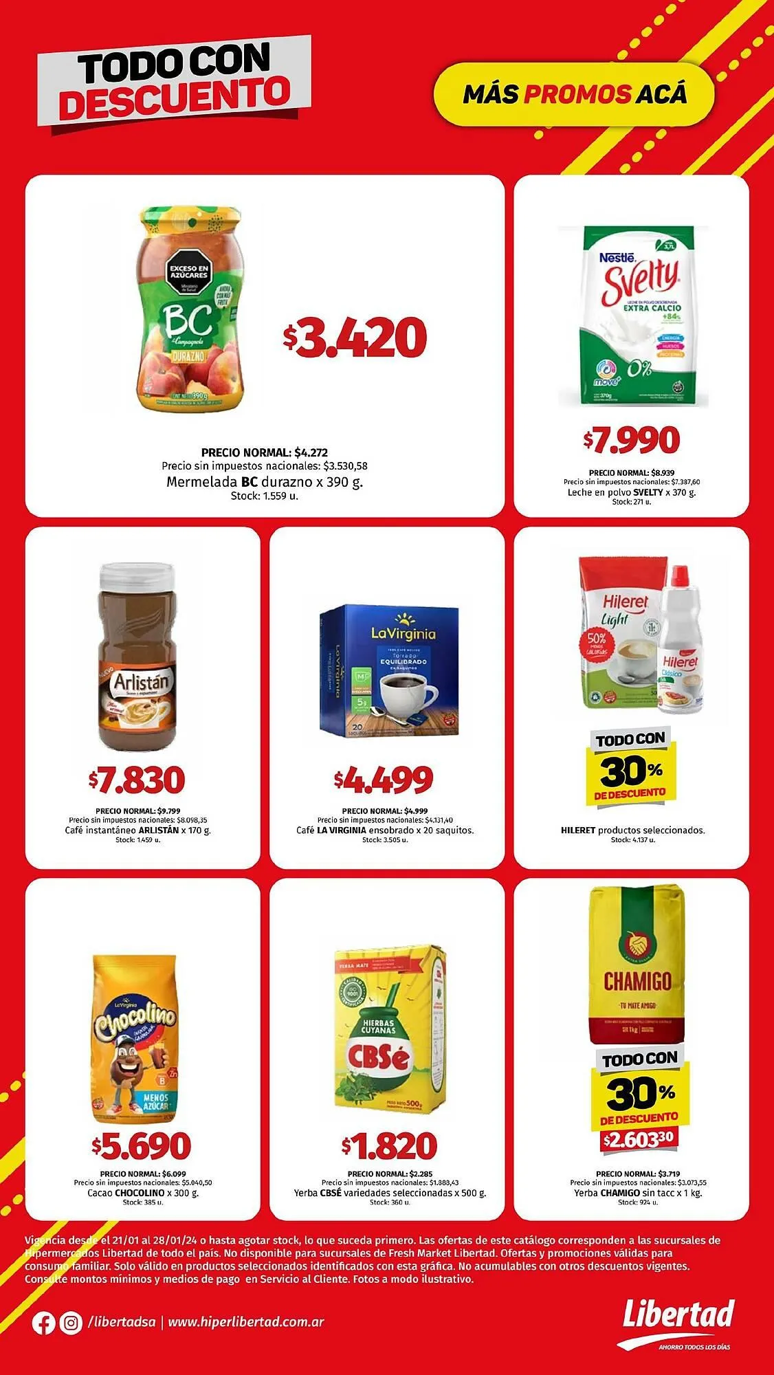 Ofertas de Catálogo Hipermercado Libertad 22 de enero al 4 de febrero 2026 - Página 11 del catálogo