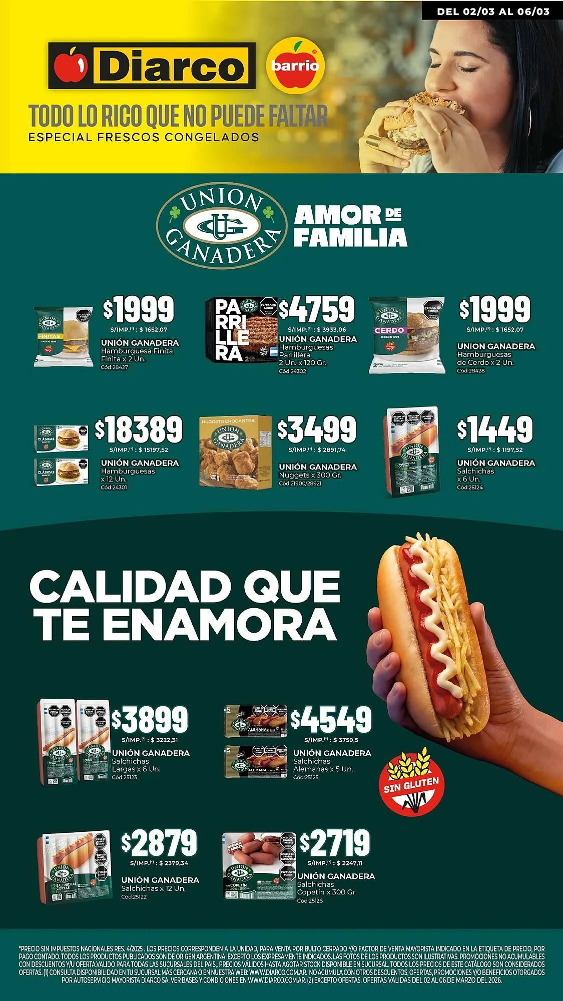 Ofertas de Catálogo Diarco 2 de marzo al 6 de marzo 2026 - Página 1 del catálogo