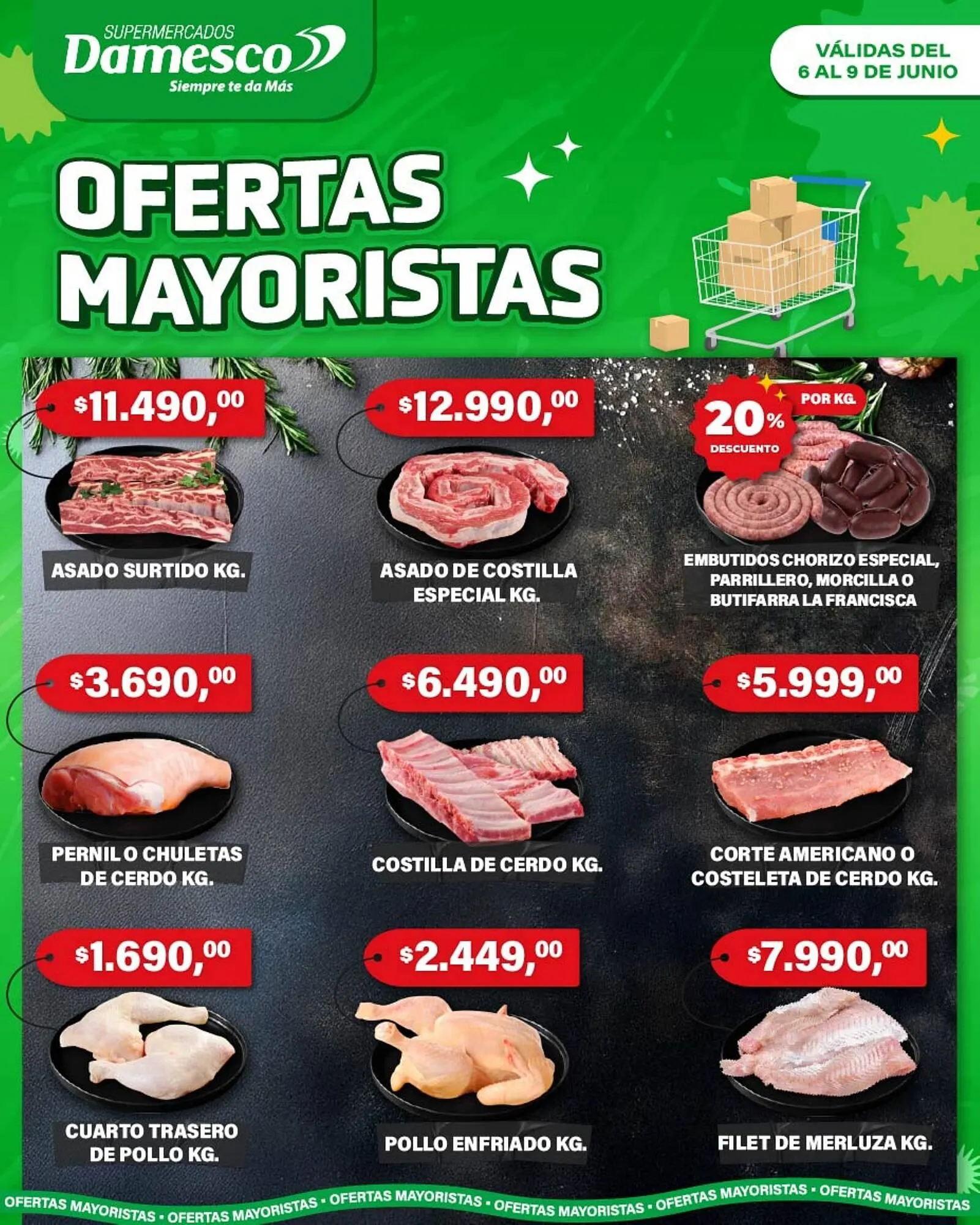 Ofertas de Catálogo Supermercados Damesco 6 de junio al 9 de junio 2025 - Página 1 del catálogo