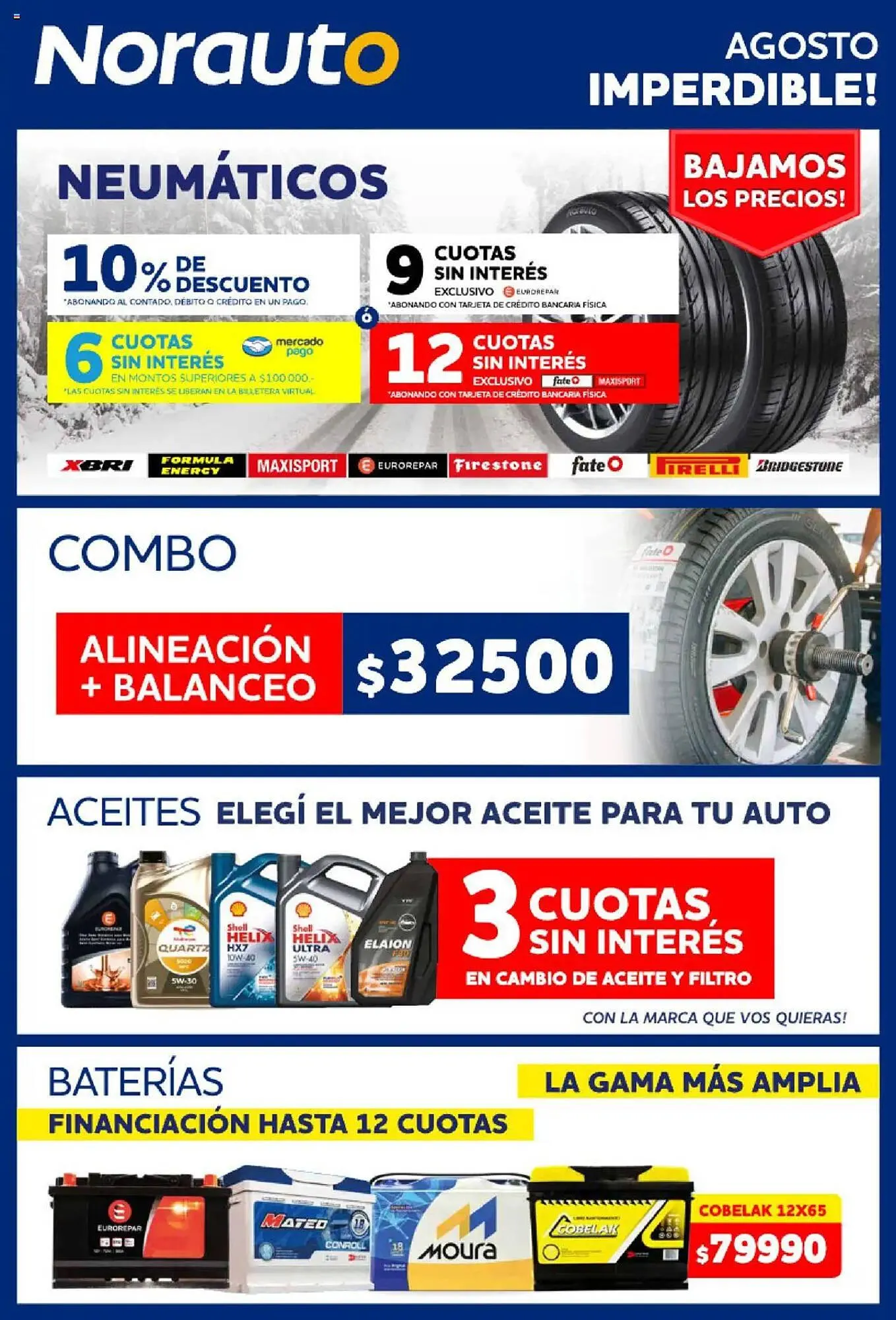 Ofertas de Catálogo Norauto 8 de agosto al 31 de agosto 2025 - Página 1 del catálogo