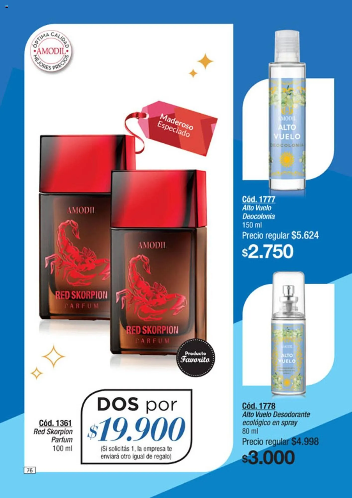 Ofertas de Catálogo Amodil 6 de diciembre al 19 de diciembre 2023 - Página 76 del catálogo