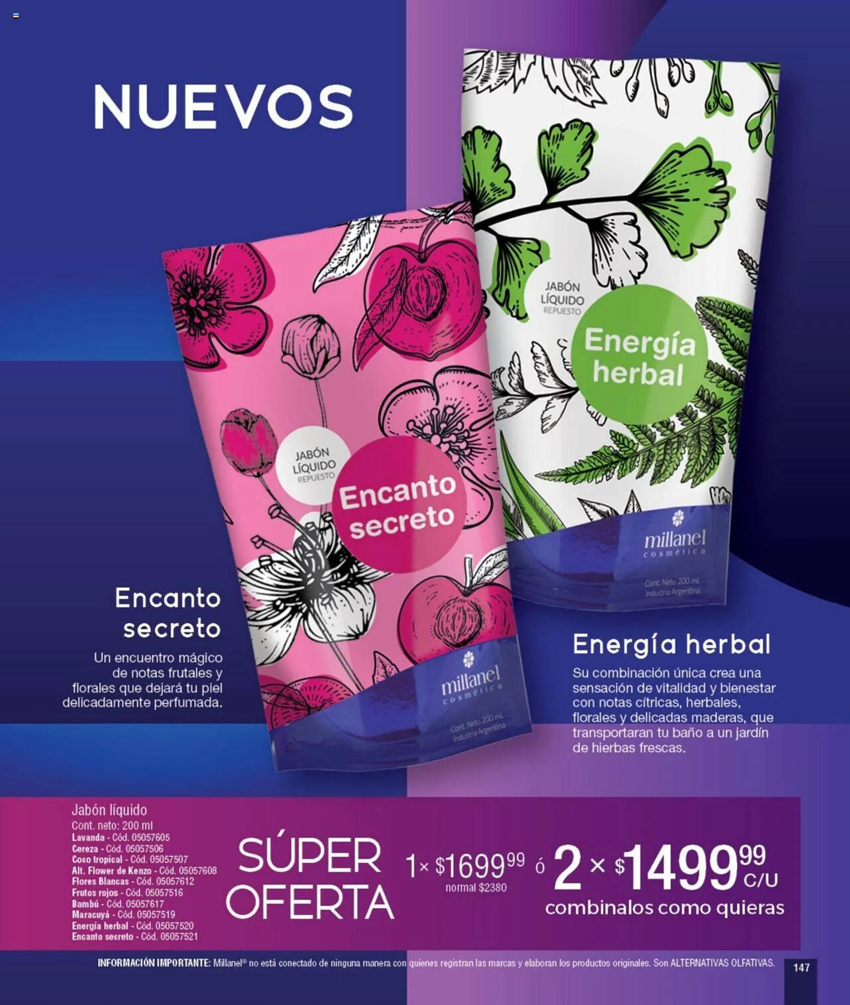 Ofertas de Catálogo Millanel Cosmética 13 de noviembre al 10 de diciembre 2023 - Página 147 del catálogo