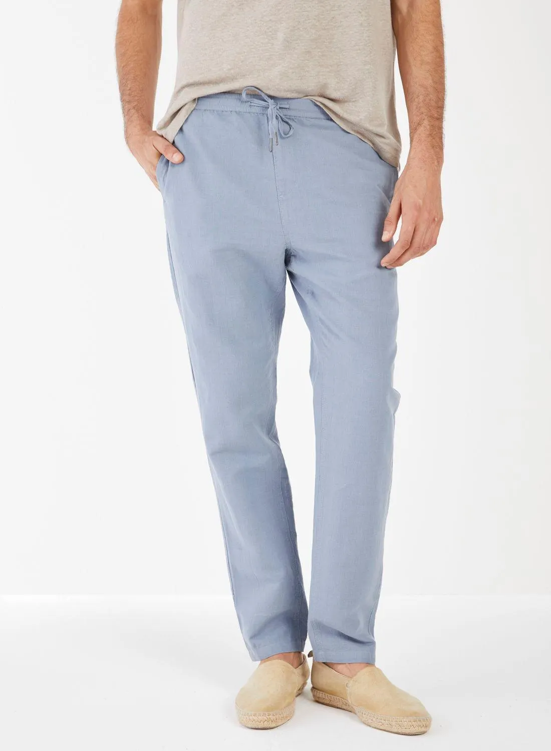 Pantalón lino lavado