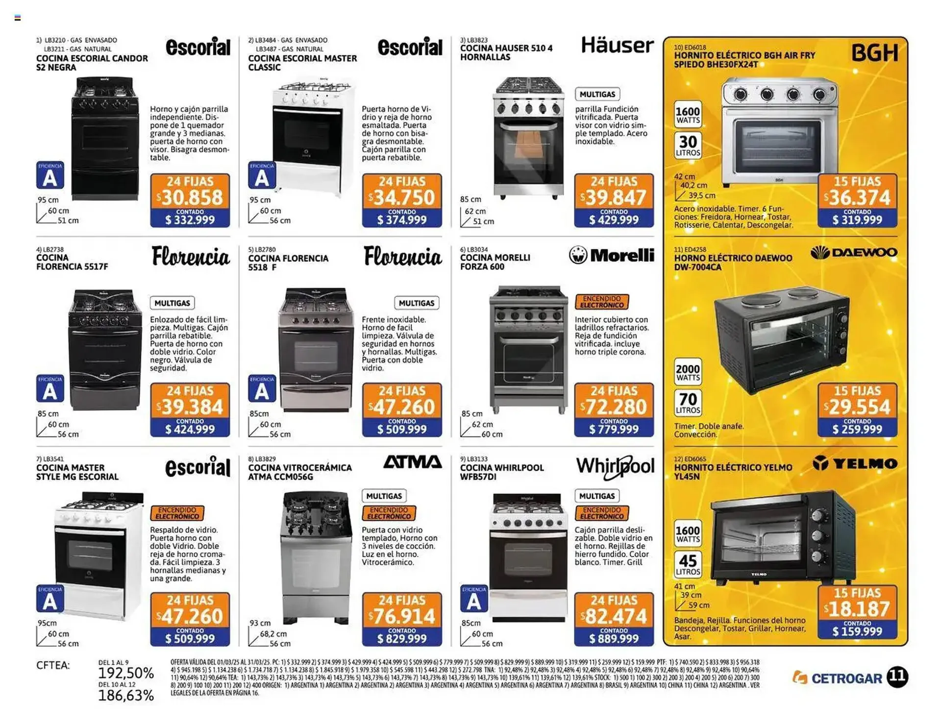Ofertas de Catálogo Cetrogar 1 de marzo al 31 de marzo 2025 - Página 11 del catálogo