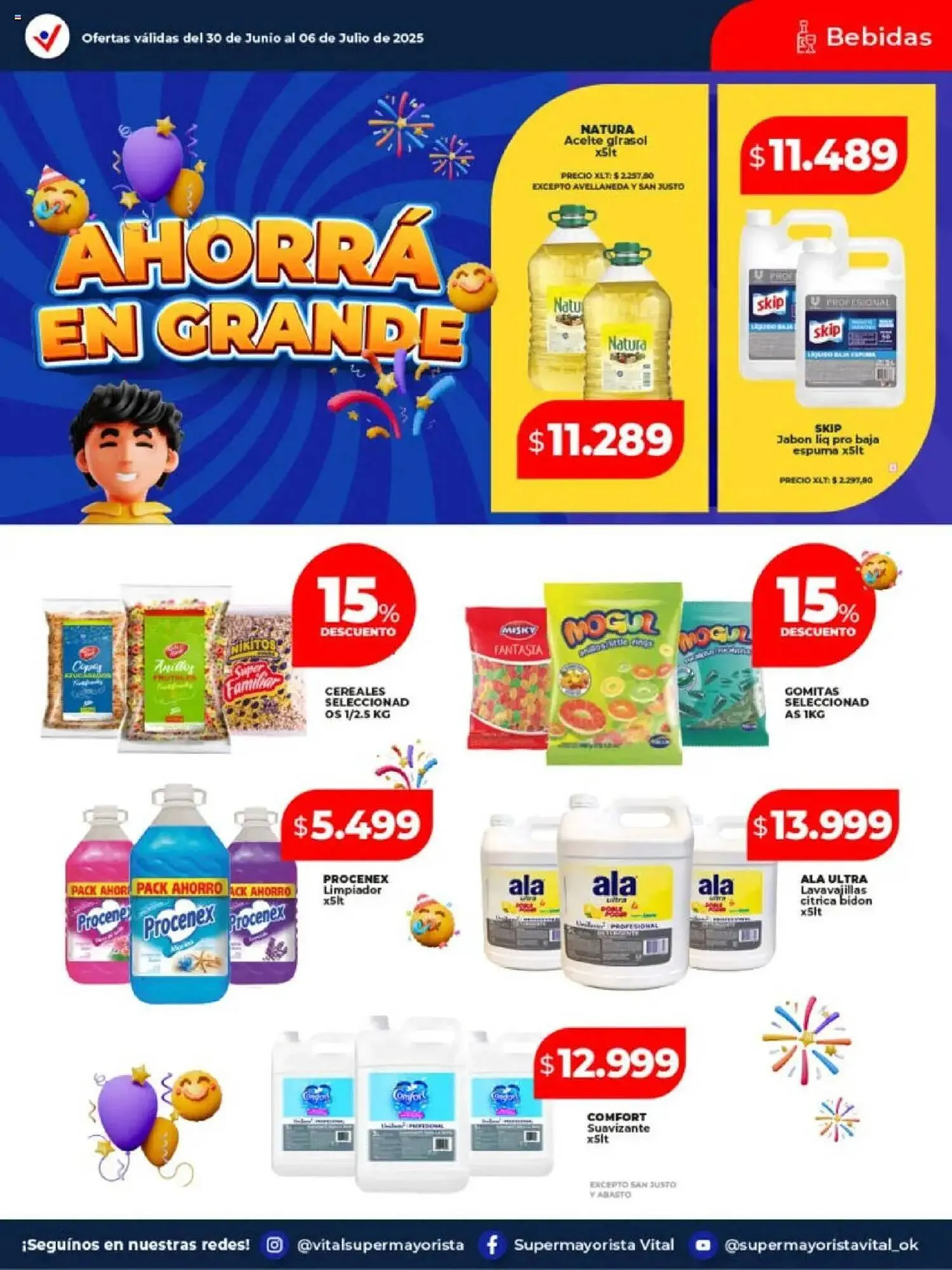 Ofertas de Catálogo Supermayorista Vital 30 de junio al 7 de julio 2025 - Página 21 del catálogo