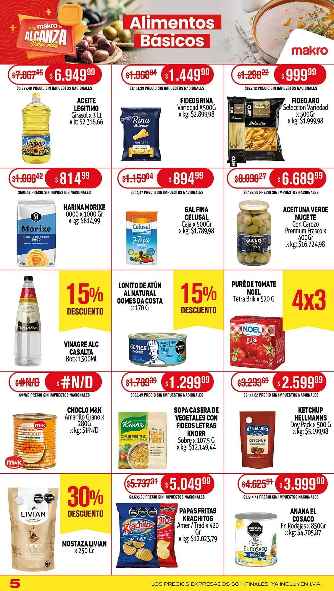 Ofertas de Catálogo Makro 26 de junio al 29 de junio 2025 - Página 5 del catálogo