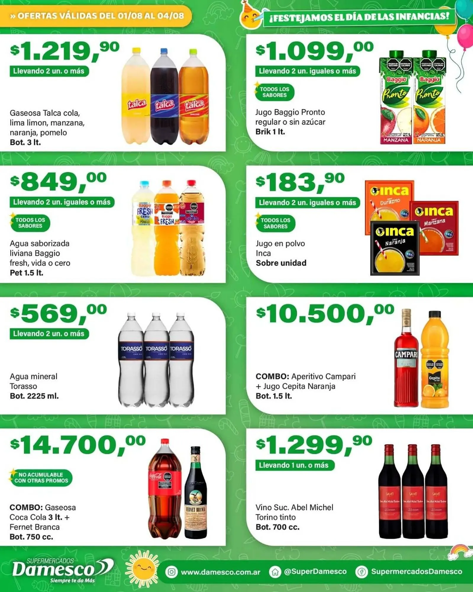 Ofertas de Catálogo Supermercados Damesco 1 de agosto al 4 de agosto 2025 - Página 2 del catálogo