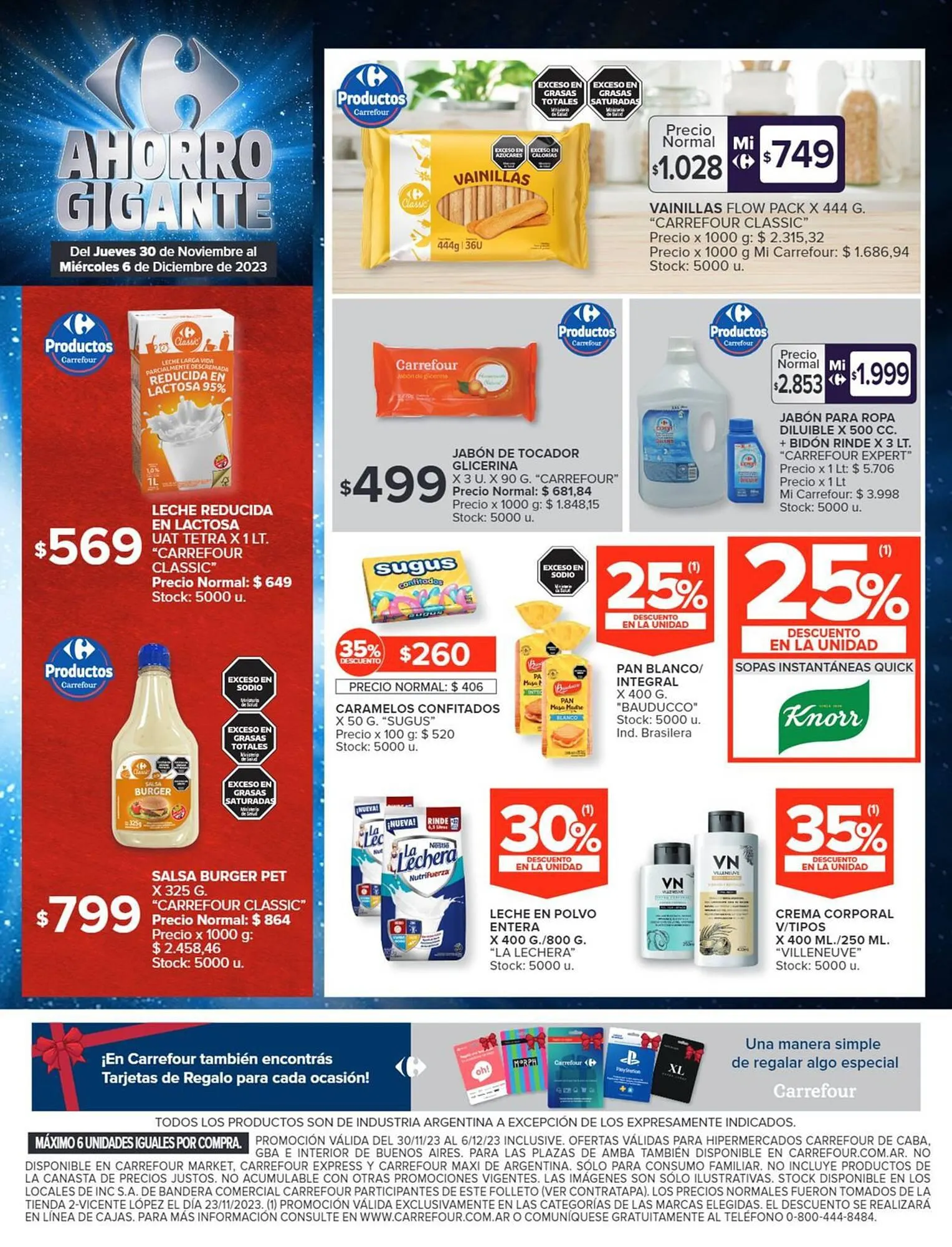 Ofertas de Catálogo Carrefour 1 de diciembre al 6 de diciembre 2023 - Página 17 del catálogo