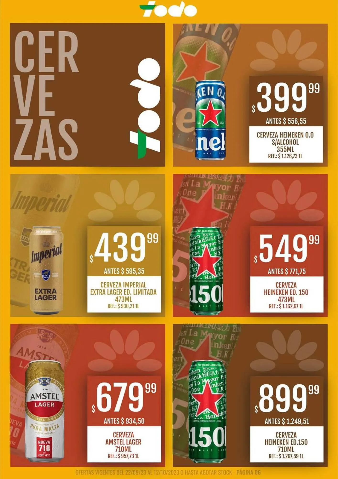 Ofertas de Catálogo Supermercados Todo 22 de septiembre al 12 de octubre 2023 - Página 6 del catálogo