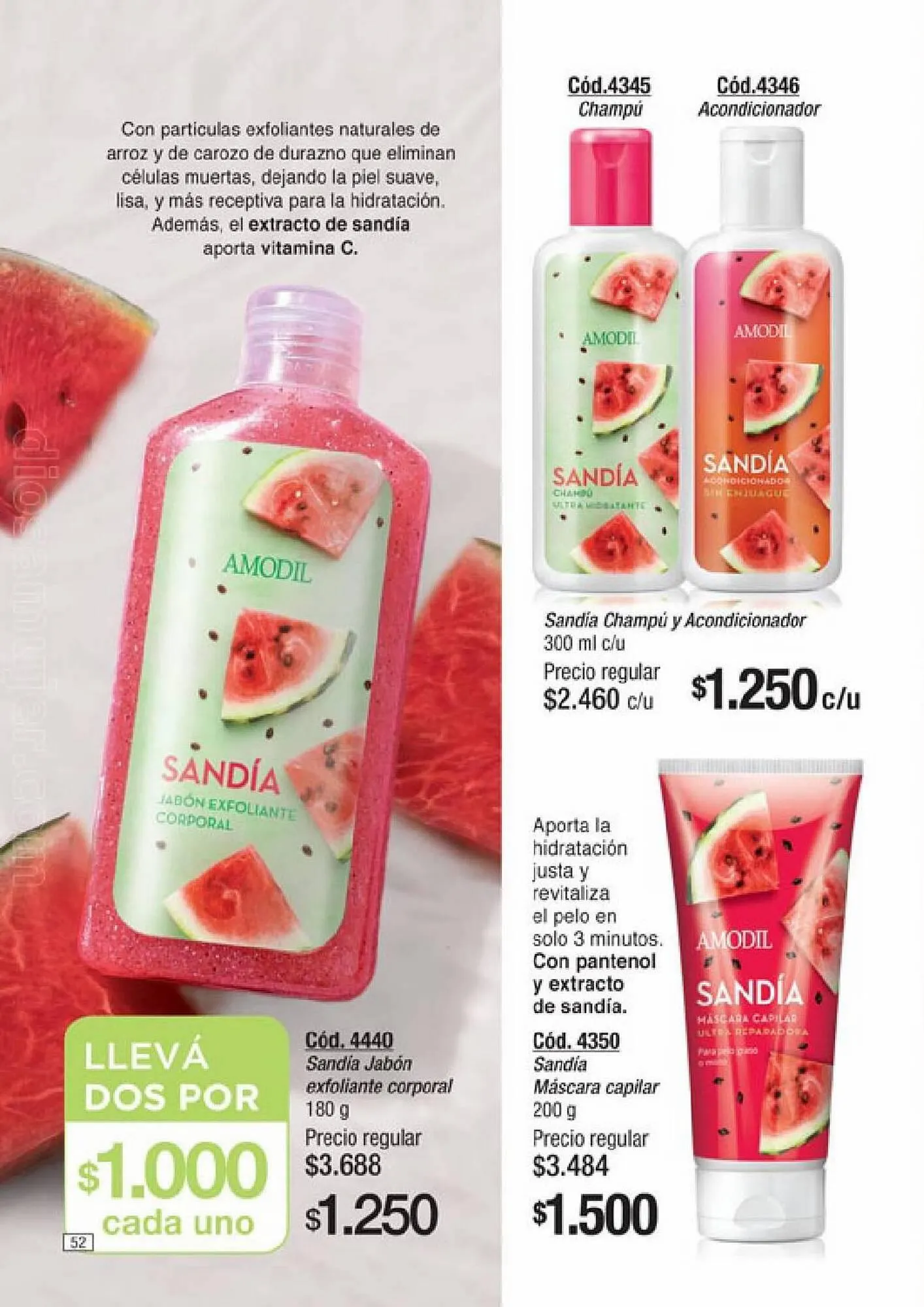 Ofertas de Catálogo Amodil 10 de agosto al 4 de septiembre 2023 - Página 52 del catálogo