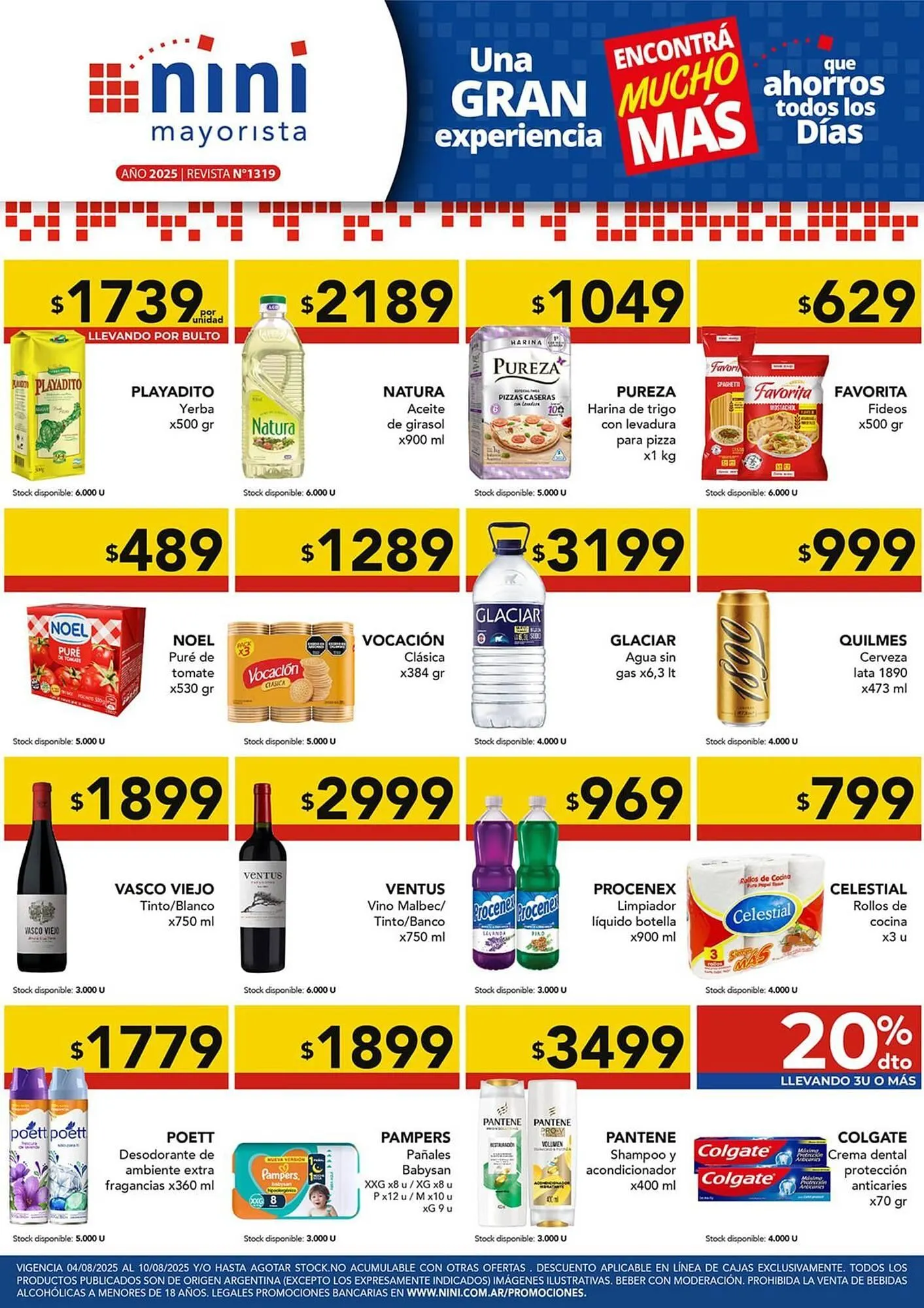 Ofertas de Catálogo Nini Mayorista 4 de agosto al 10 de agosto 2025 - Página 1 del catálogo