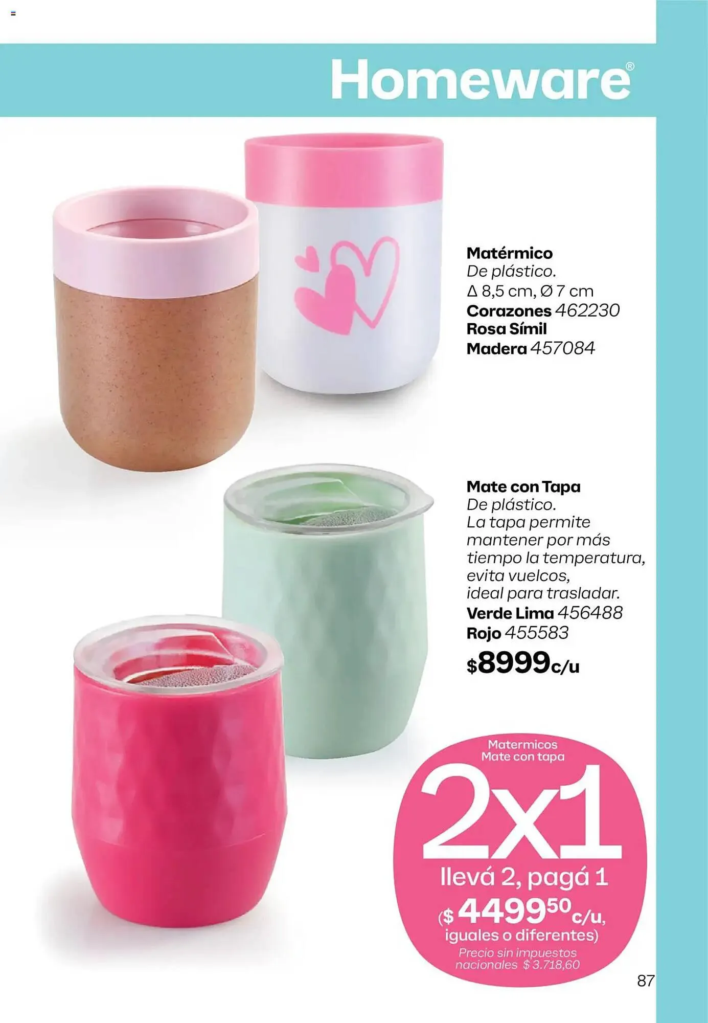 Ofertas de Catálogo Tupperware 16 de junio al 10 de julio 2025 - Página 88 del catálogo