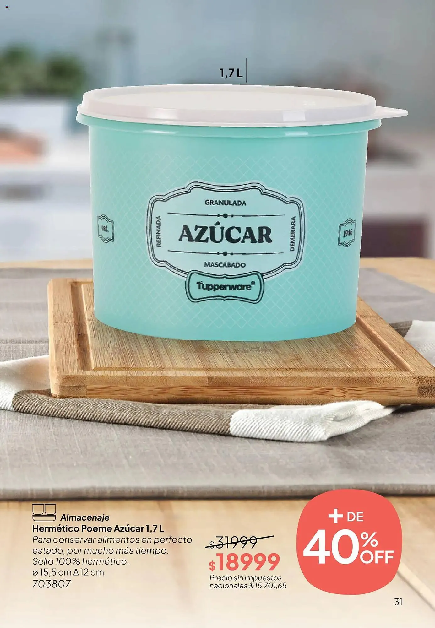 Ofertas de Folleto Tupperware 28 de abril al 31 de mayo 2026 - Página 32 del catálogo