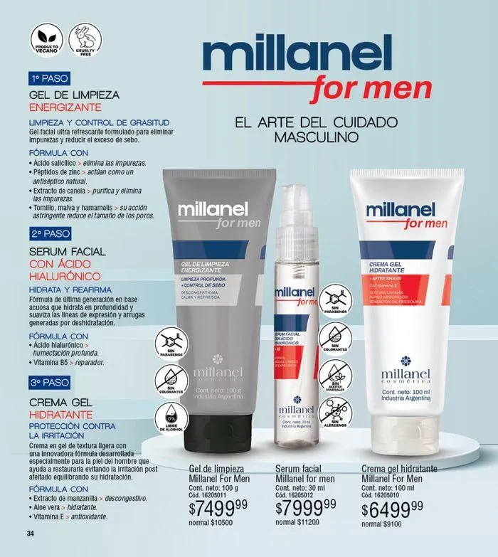 Ofertas de Catálogo Millanel Cosmética C10 26 de agosto al 22 de septiembre 2024 - Página 34 del catálogo