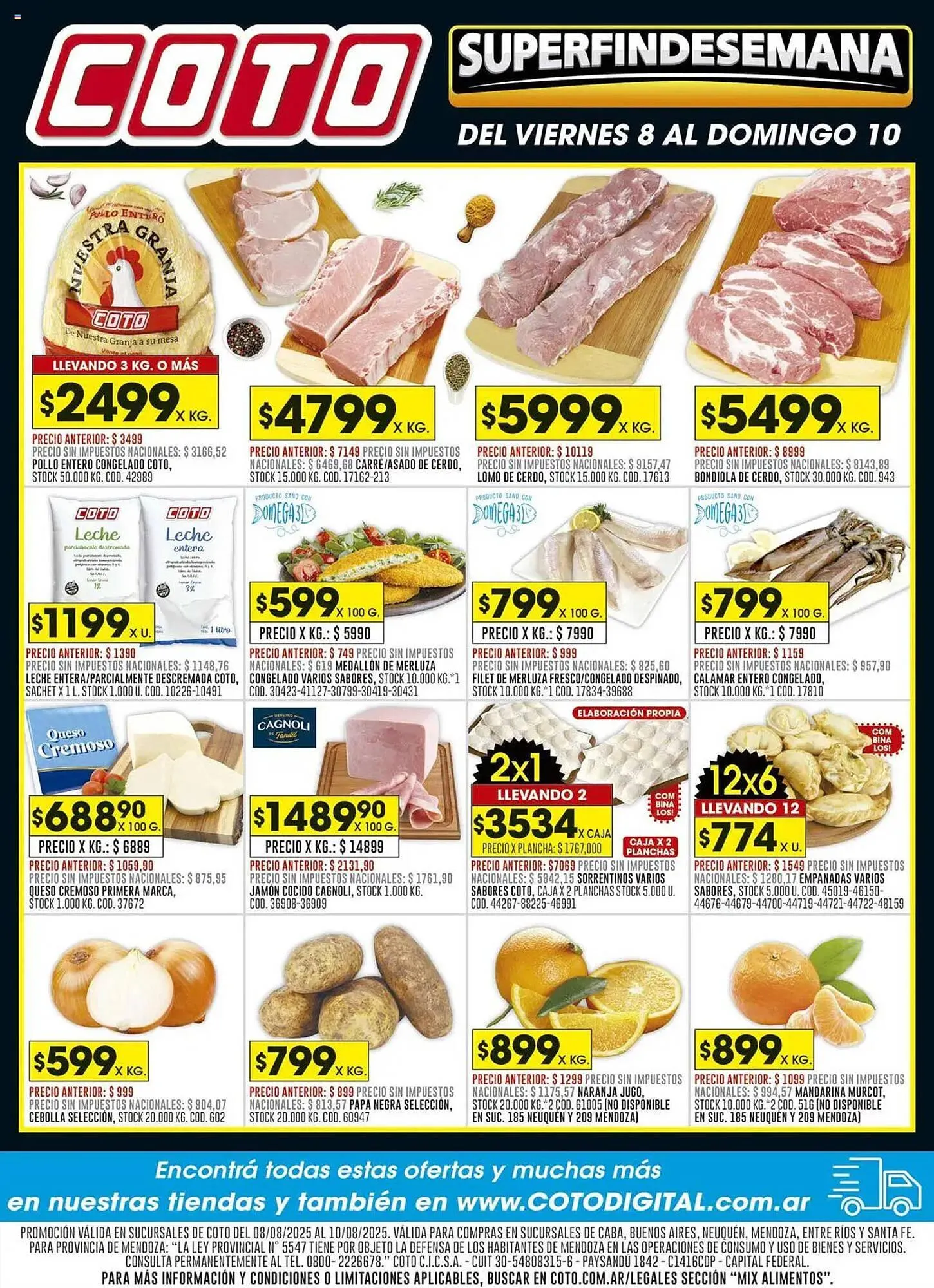 Ofertas de Catálogo Coto 8 de agosto al 10 de agosto 2025 - Página 1 del catálogo