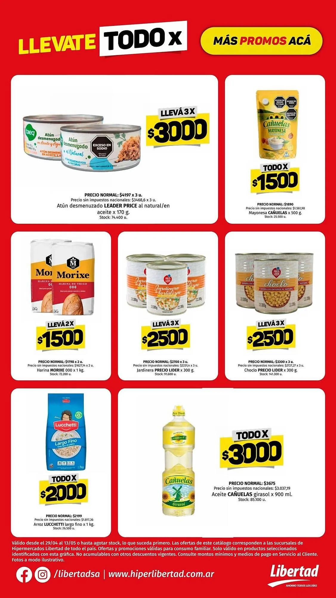 Ofertas de Catálogo Hipermercado Libertad 4 de mayo al 13 de mayo 2026 - Página 2 del catálogo