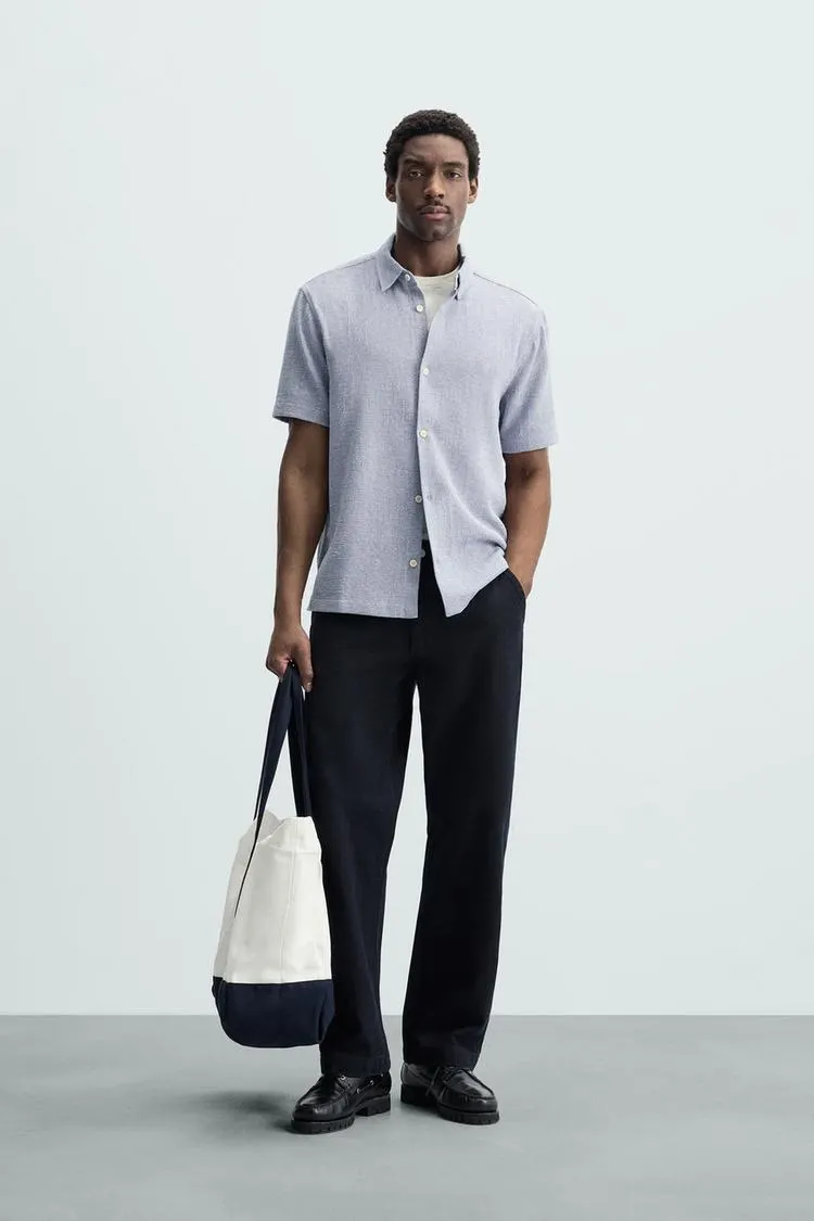 CAMISA REGULAR FIT ESTRUCTURA