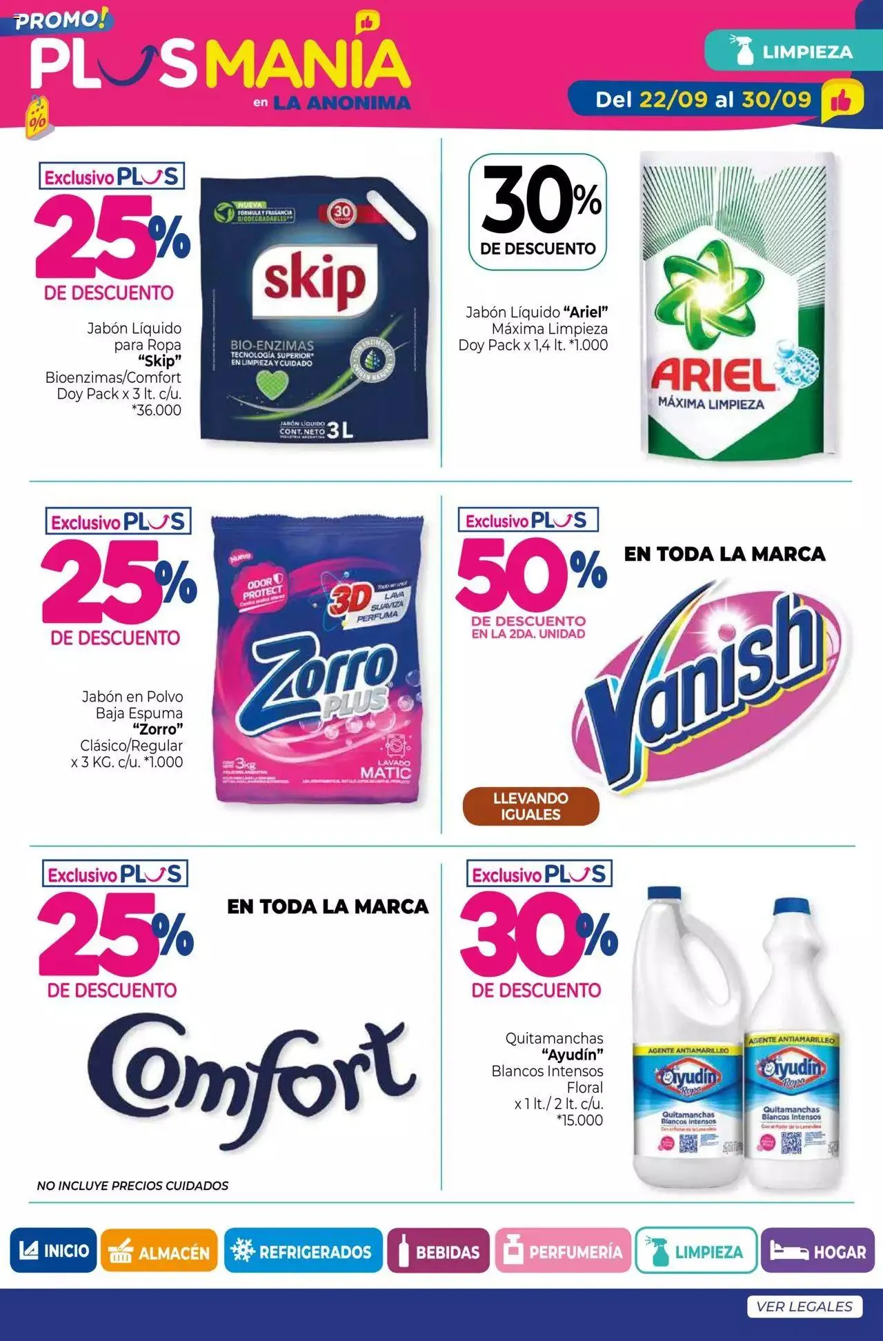 Ofertas de La Anonima - Super Ventajas - Septiembre 2022 22 de septiembre al 30 de septiembre 2023 - Página 52 del catálogo