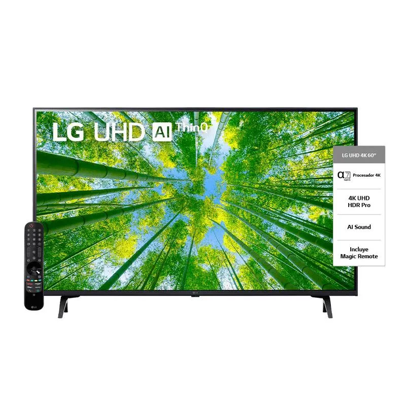 Smart Led TV 4K 60" LG 60UQ8050PSB