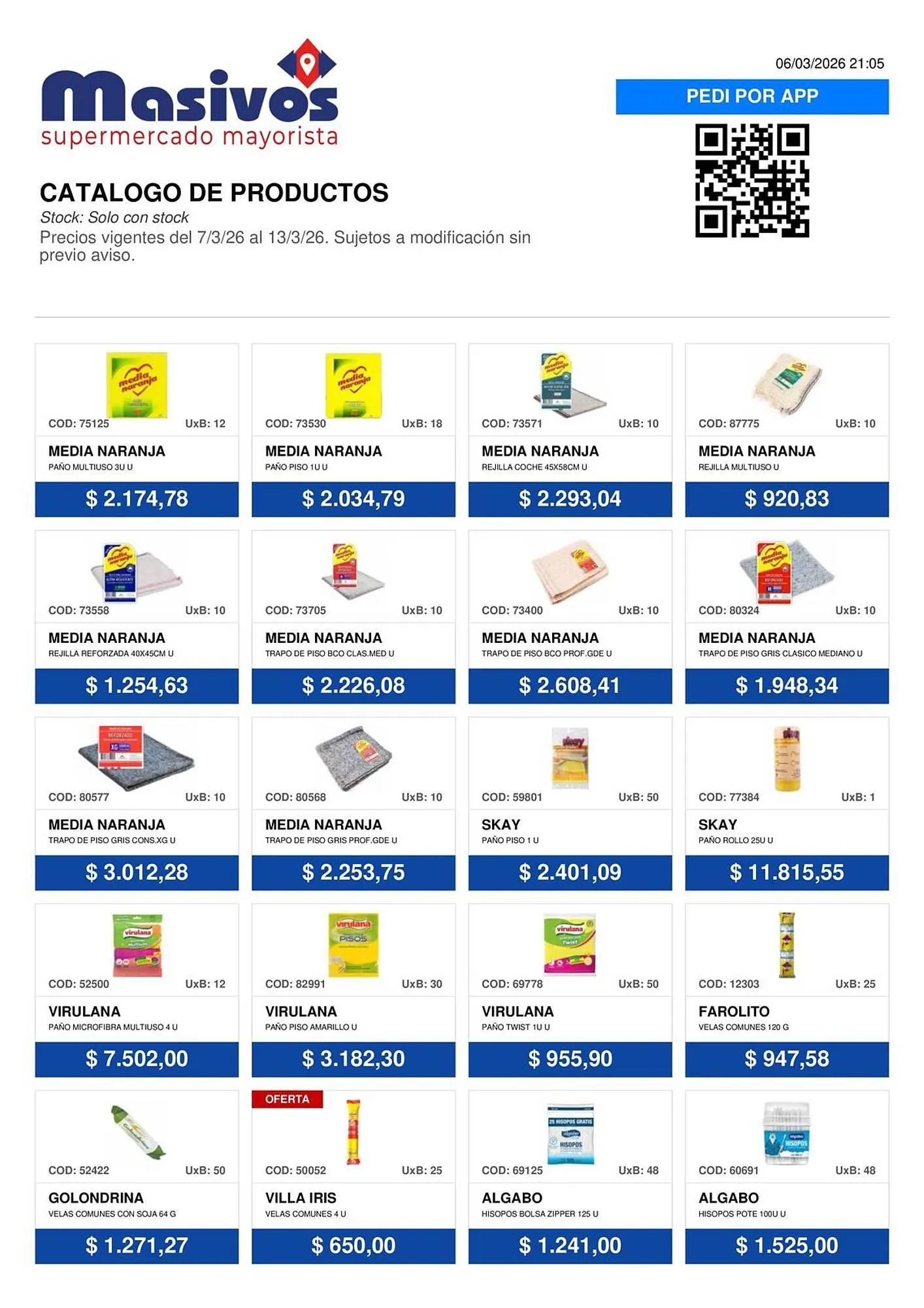 Ofertas de Catálogo Masivos 7 de marzo al 13 de marzo 2026 - Página 76 del catálogo