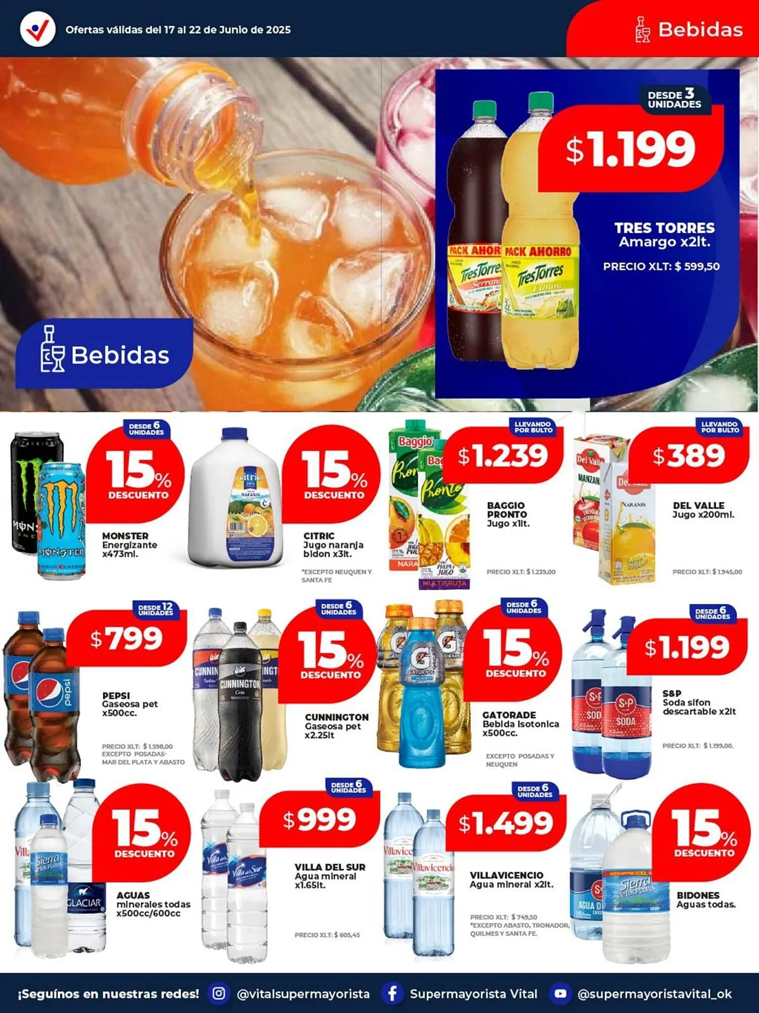 Ofertas de Catálogo Supermayorista Vital 17 de junio al 22 de junio 2025 - Página 12 del catálogo