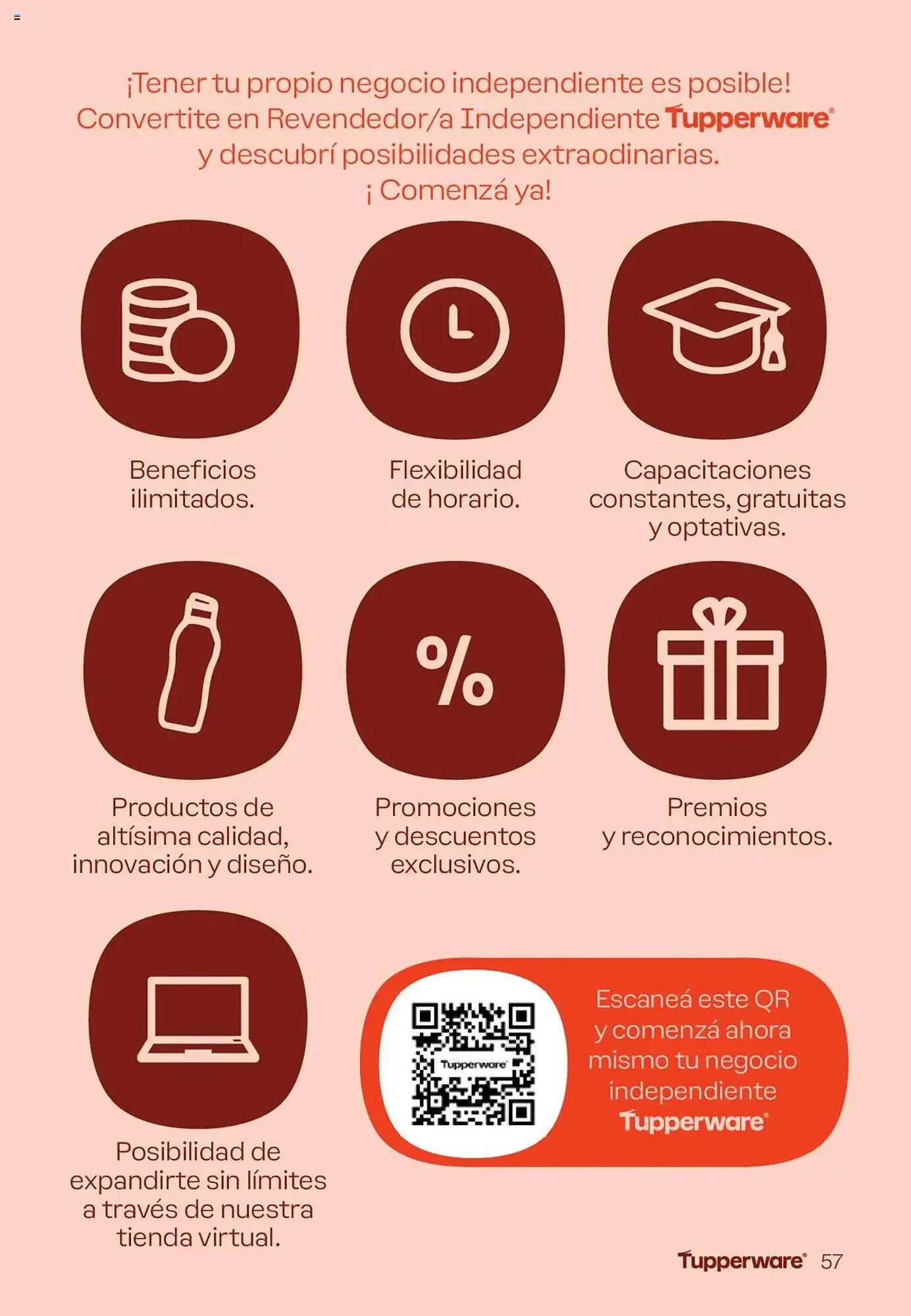 Ofertas de Catálogo Tupperware 29 de noviembre al 2 de diciembre 2024 - Página 57 del catálogo