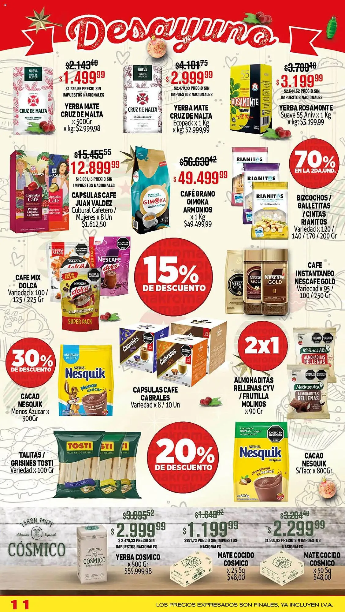 Ofertas de Catálogo Makro 18 de diciembre al 24 de diciembre 2025 - Página 11 del catálogo