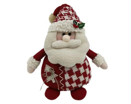 Muñeco de navidad Santa Sentado Cotidiana rojo 29 cm