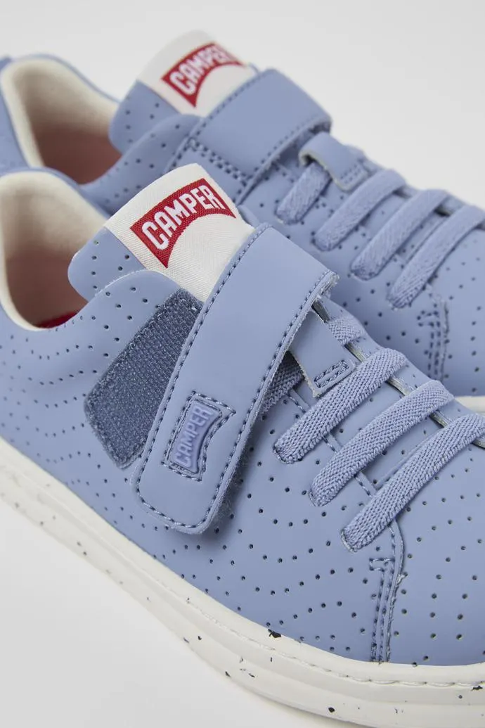 Runner Sneaker de piel azul