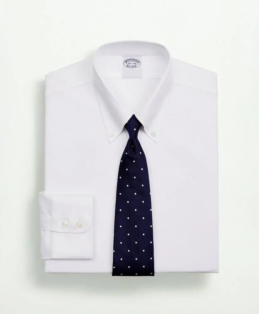 Stretch Supima ® Cotton Non-Iron Twill Button-Down Collar Dress Shirt