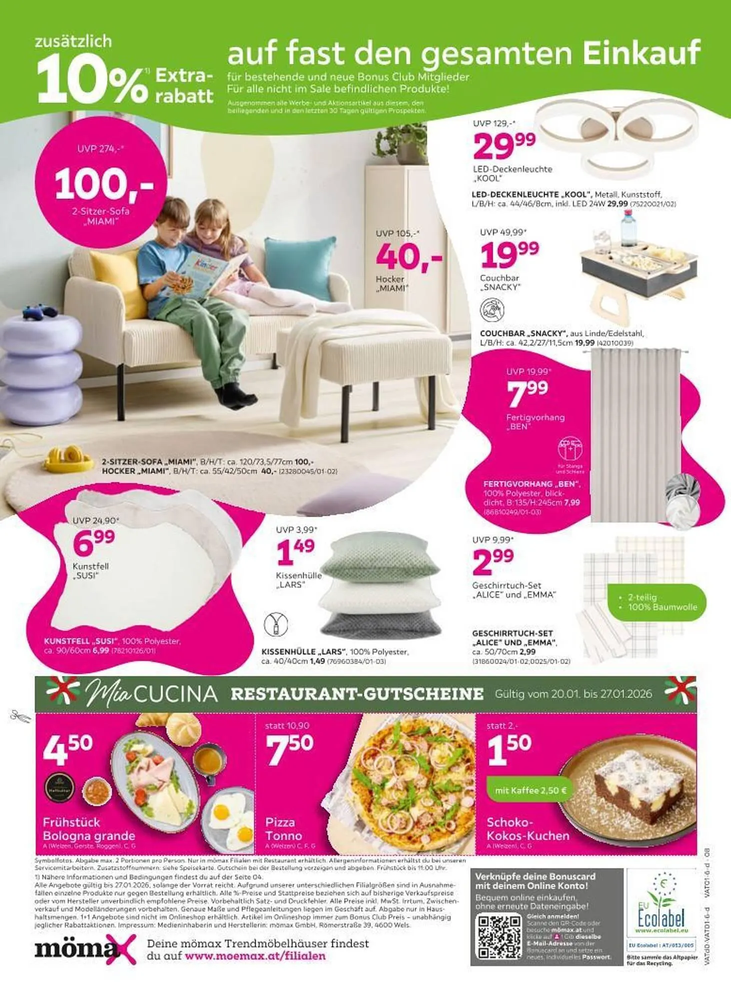 Mömax Flugblatt von 30. Dezember bis 27. Jänner 2026 - Flugblätt seite  8