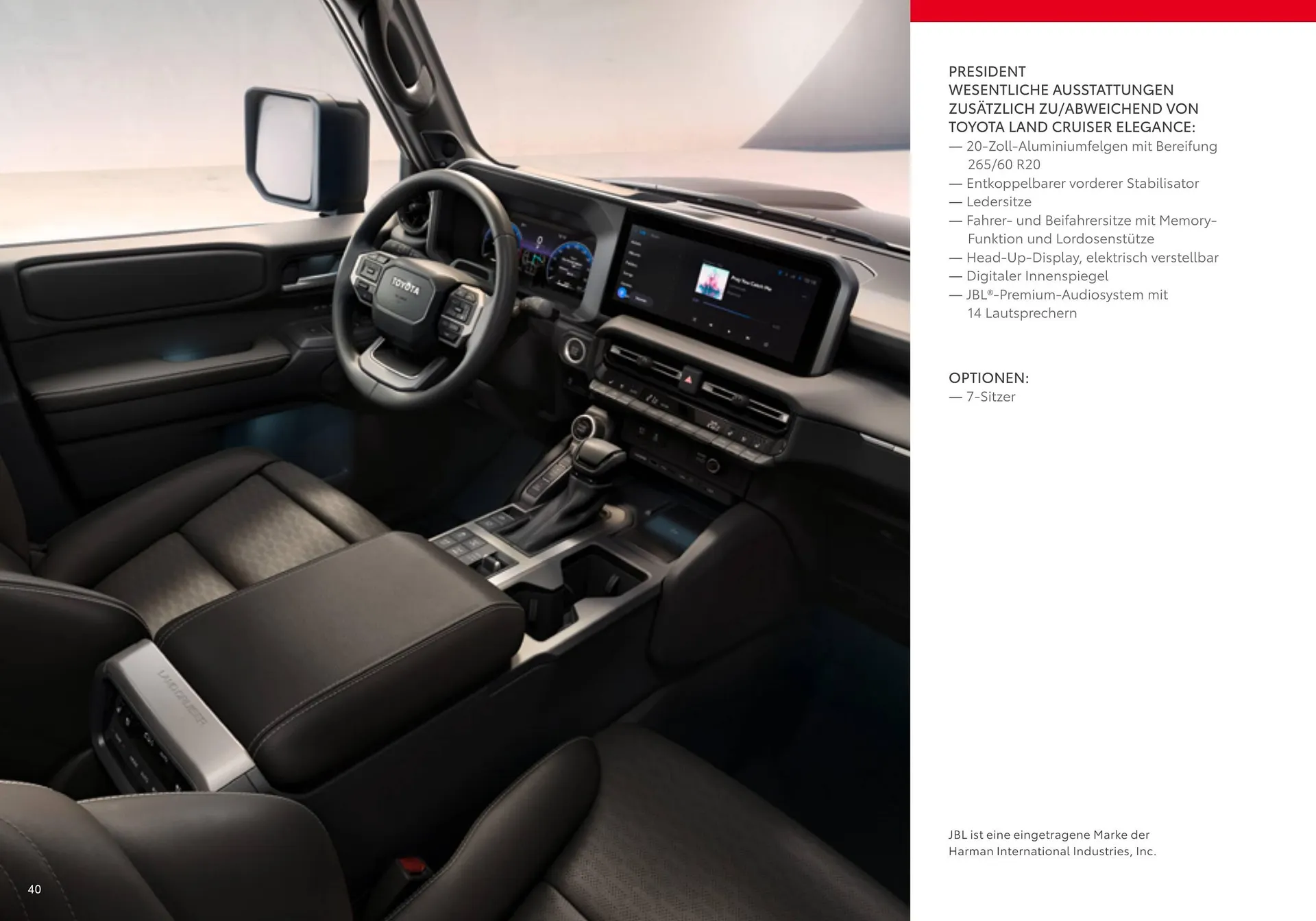 Toyota Flugblatt von 1. April bis 20. Oktober 2026 - Flugblätt seite 40