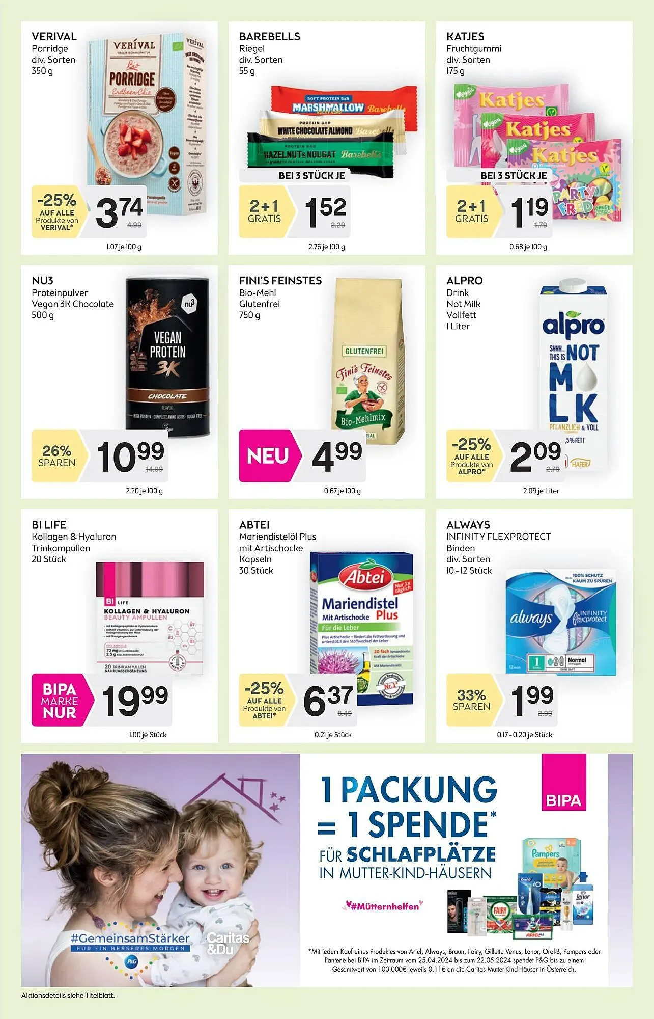 Bipa Flugblatt von 25. April bis 8. Mai 2024 - Flugblätt seite 11