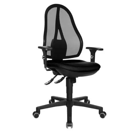 Drehstuhl Open Point SY ohne Armlehnen schwarz TOPSTAR OP200G20H