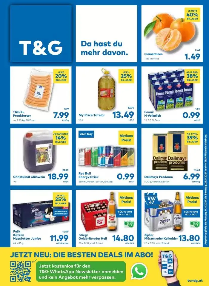 Tolle Rabatte auf ausgewählte Produkte von 17. November bis 1. Dezember 2024 - Flugblätt seite  1