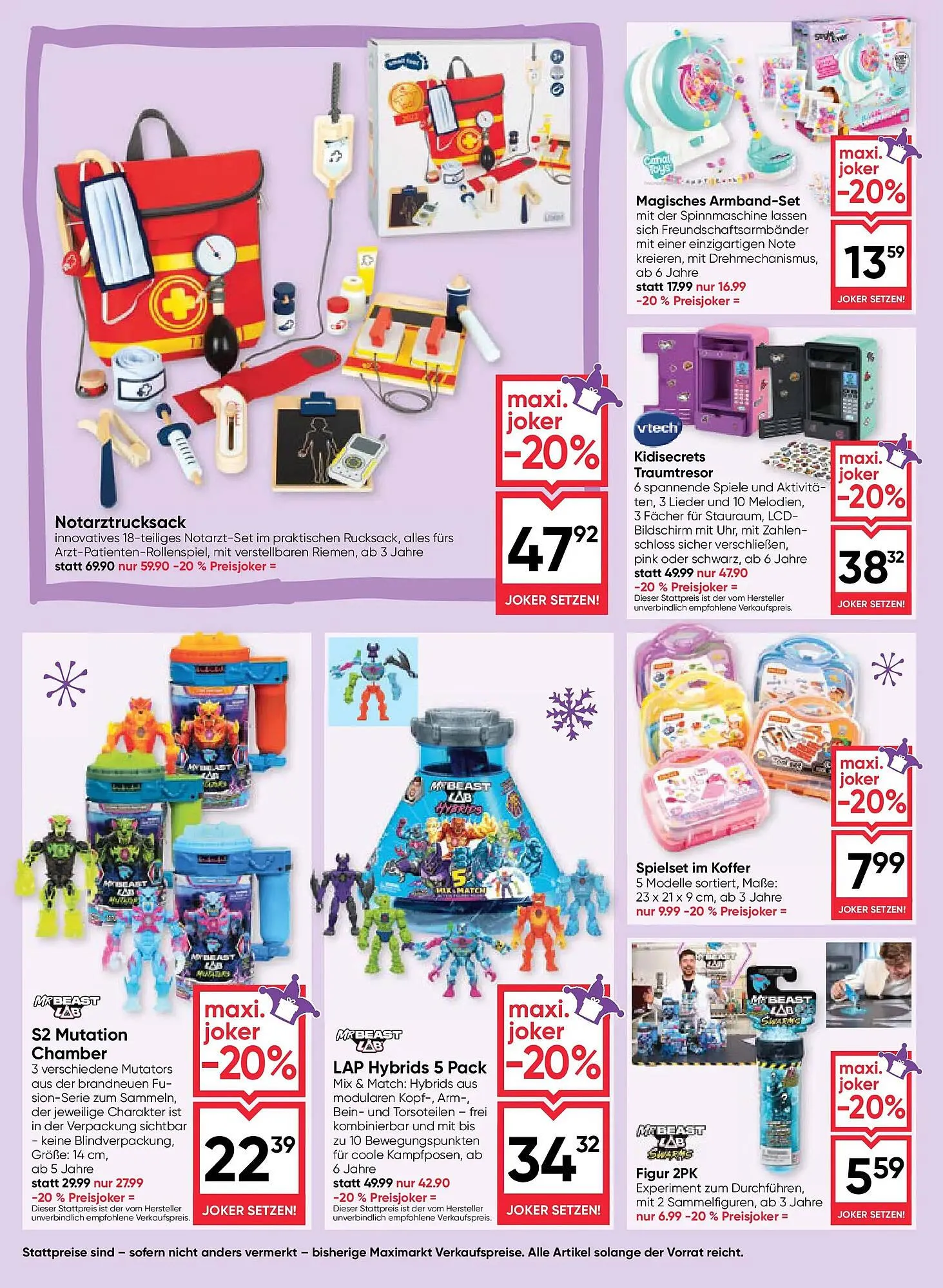 Maximarkt Flugblatt von 30. Oktober bis 24. Dezember 2025 - Flugblätt seite  40