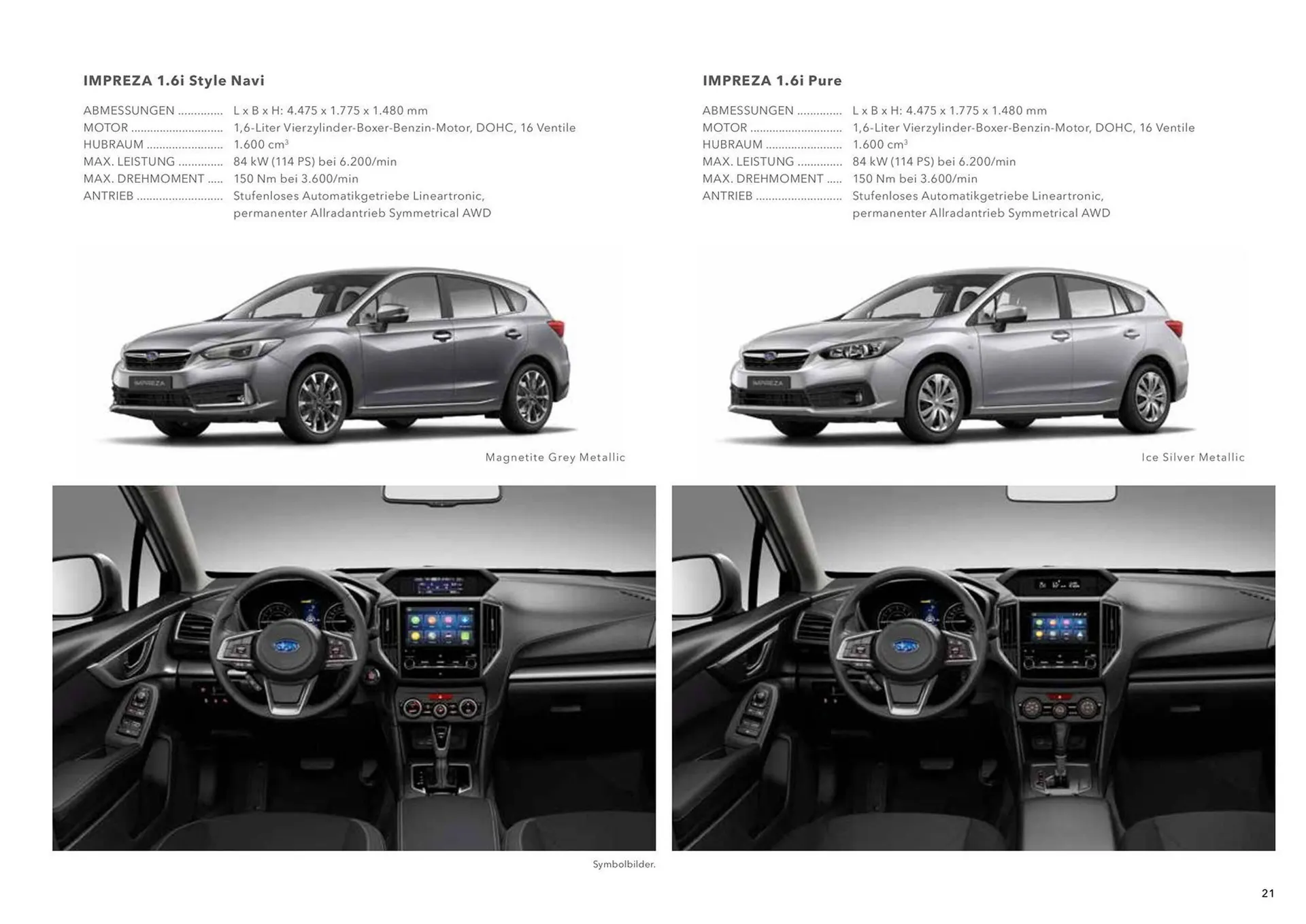 Subaru Impreza Flugblatt von 3. November bis 3. November 2024 - Flugblätt seite 21