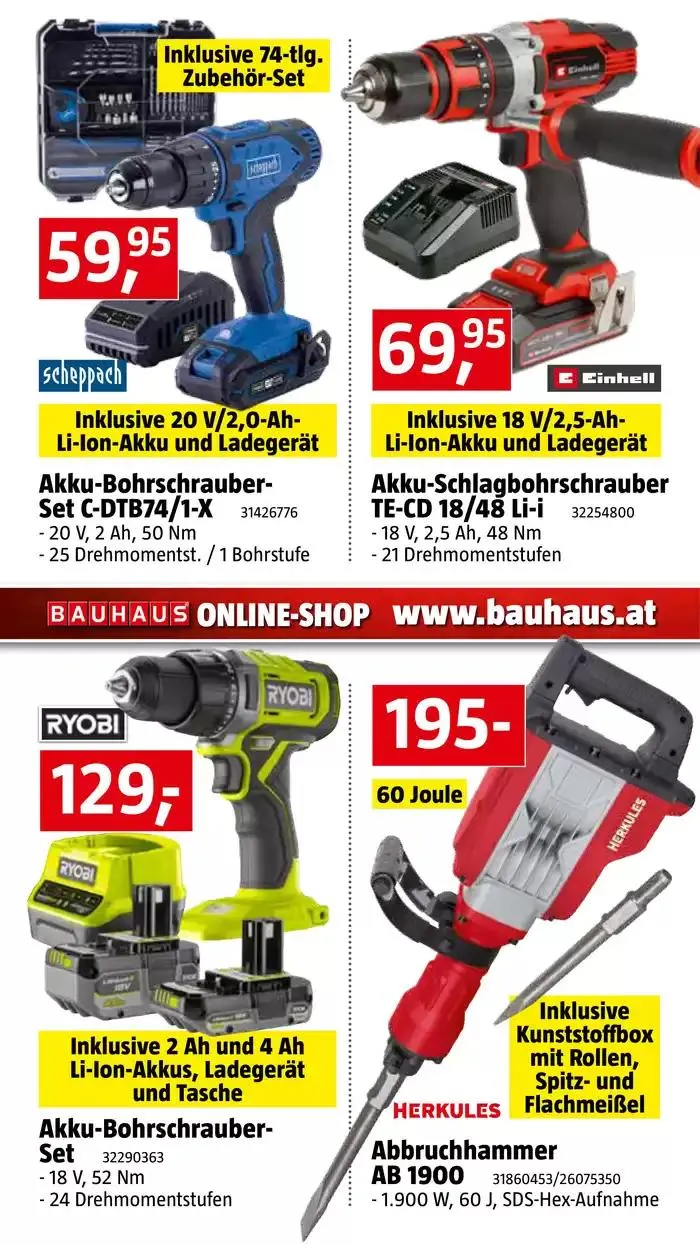 Bauhaus Angebote von 30. Jänner bis 28. Februar 2025 - Flugblätt seite 4